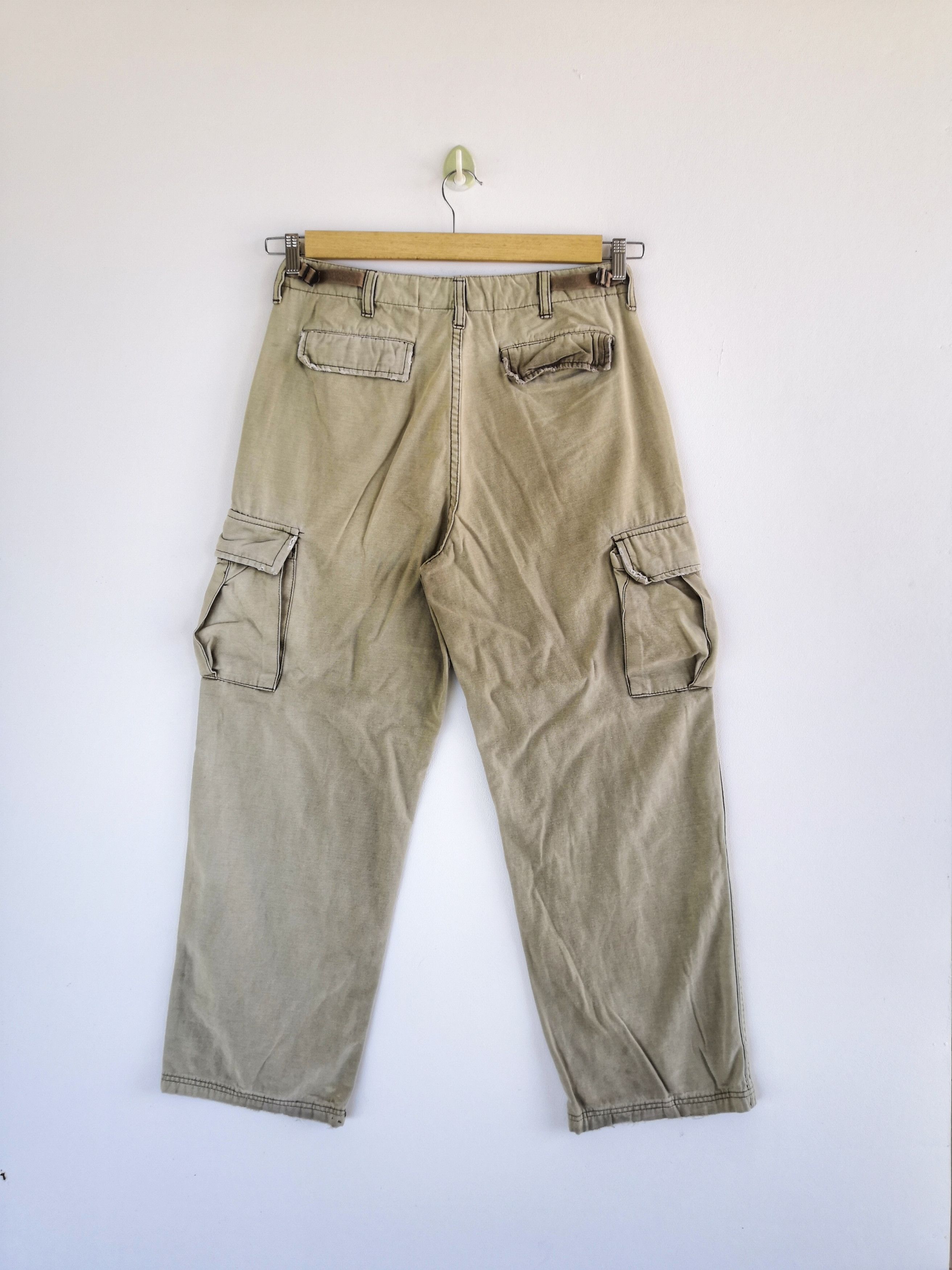 Japanese Brand Bay Crest Japanese Cargo Pants Bondage Multi Pocket Pants Size US 30 / EU 46 - 2 Thumbnail