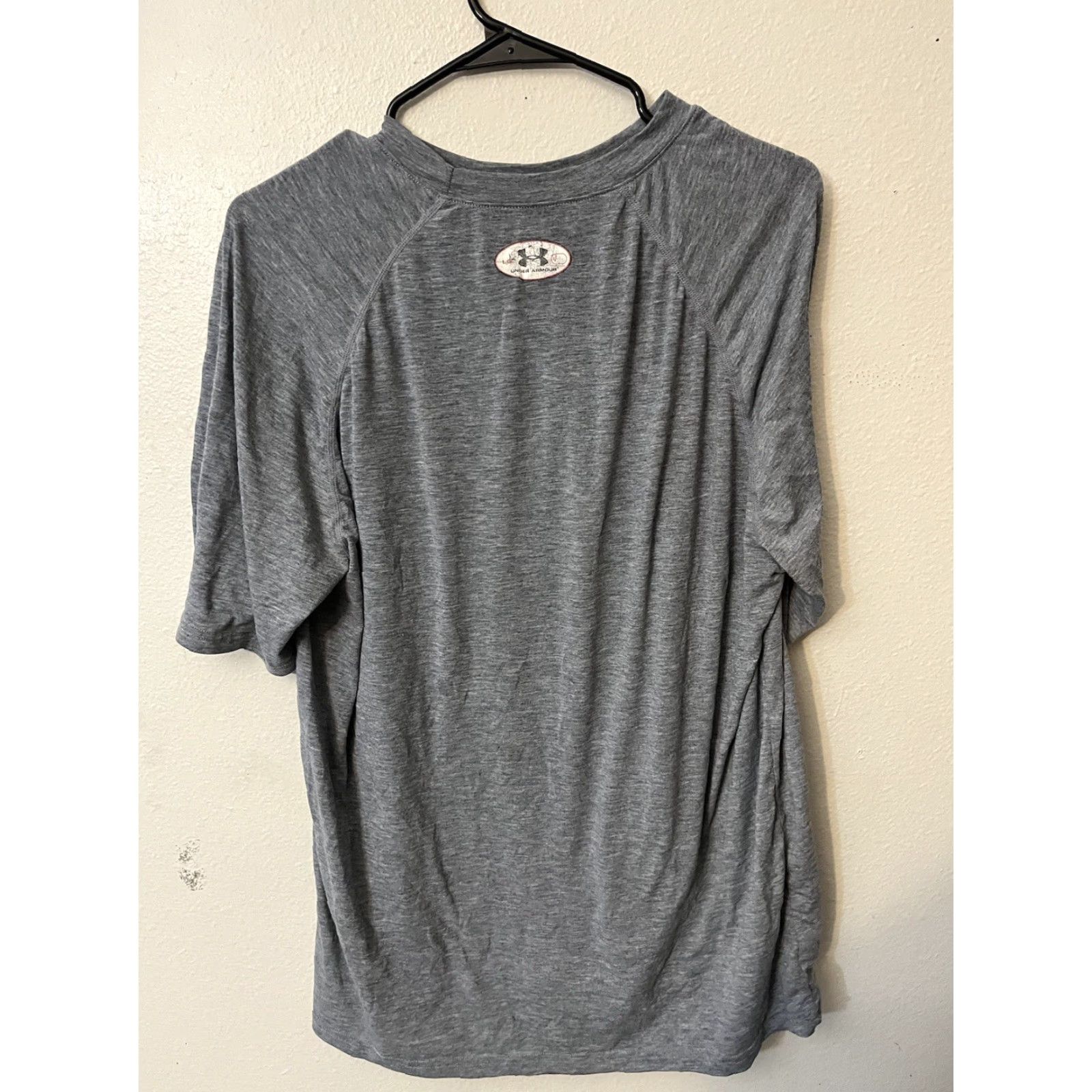Under Armour Under Armour T-Shirt Adult Large Short Sleeve Gray HeatGear Logo Graphic Mens Size US L / EU 52-54 / 3 - 2 Thumbnail