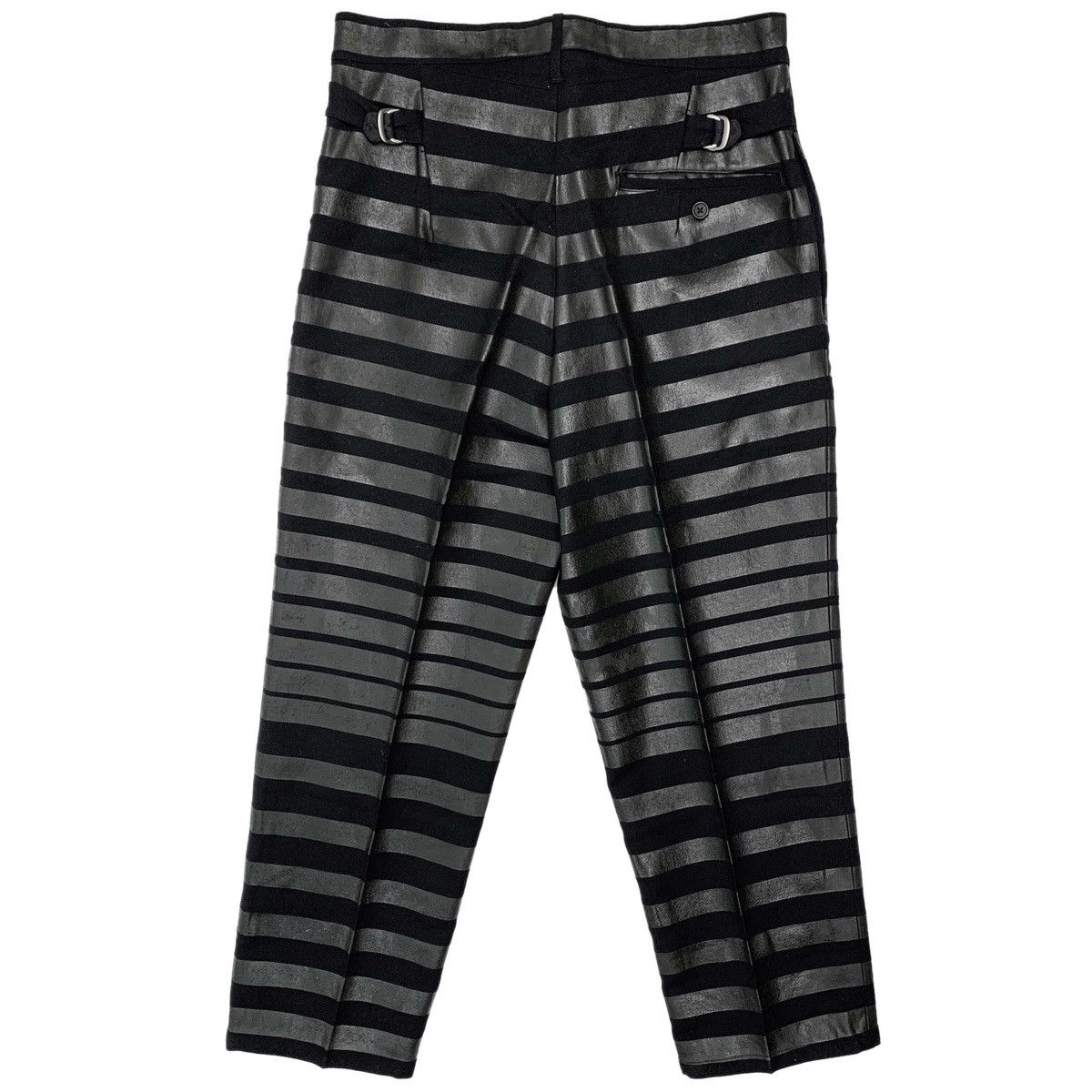 Yohji Yamamoto Yohji Yamamoto Pour Homme AW95 Striped Wool Prisoner Pants Size US 32 / EU 48 - 5 Thumbnail