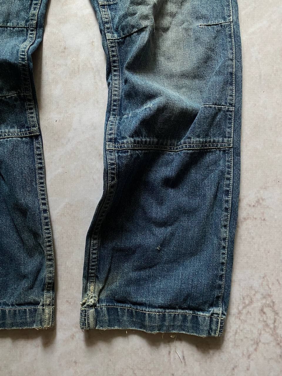 Airwalk Vintage Baggy Pants distressed Denim Jeans Y2k Hype Rare Size US 34 / EU 50 - 10 Thumbnail