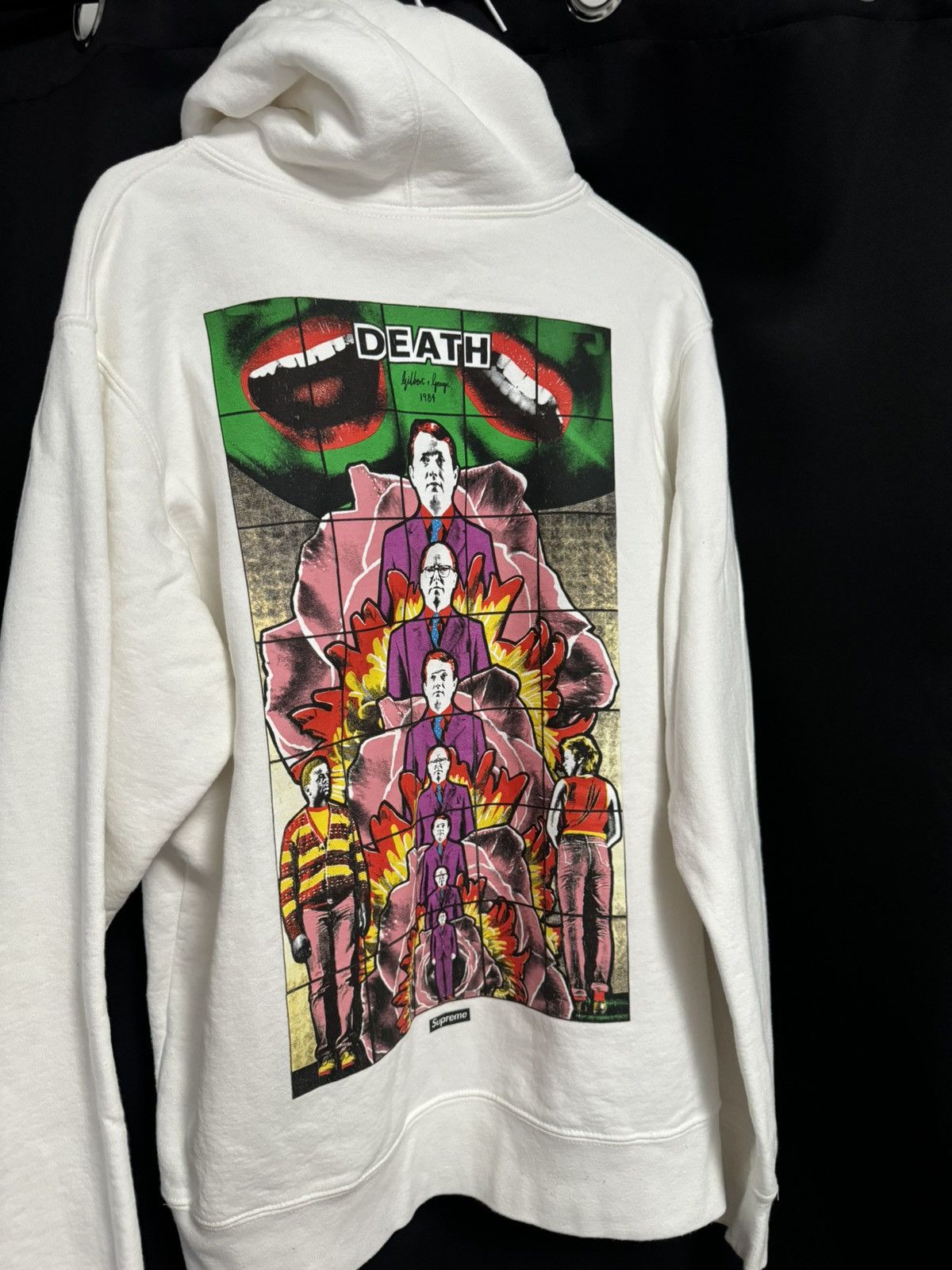 Supreme Supreme Gilbert & George DEATH Hooded Sweatshirt Size US M / EU 48-50 / 2 - 2 Thumbnail