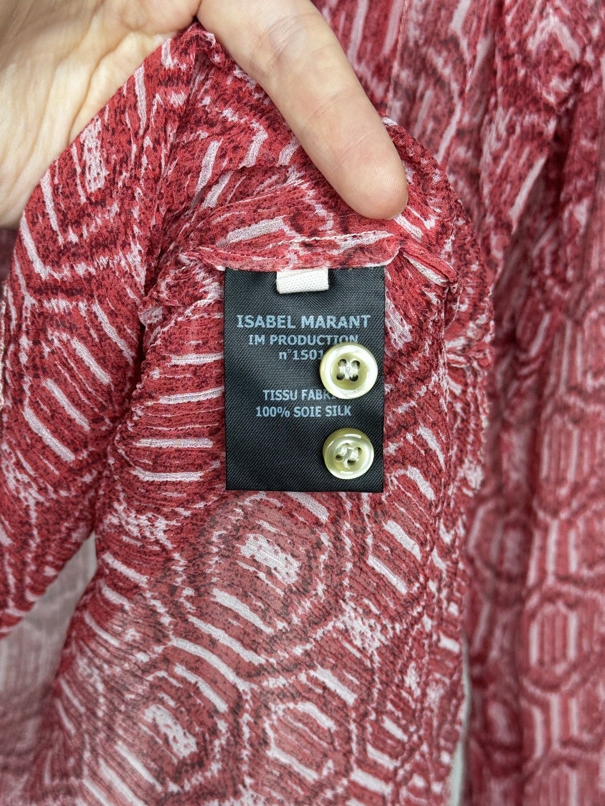 Isabel Marant Etoile Isabel Marant Etoile Parisian Bohemian Chic Silk Blouse 38 Size S / US 4 / IT 40 - 10 Thumbnail