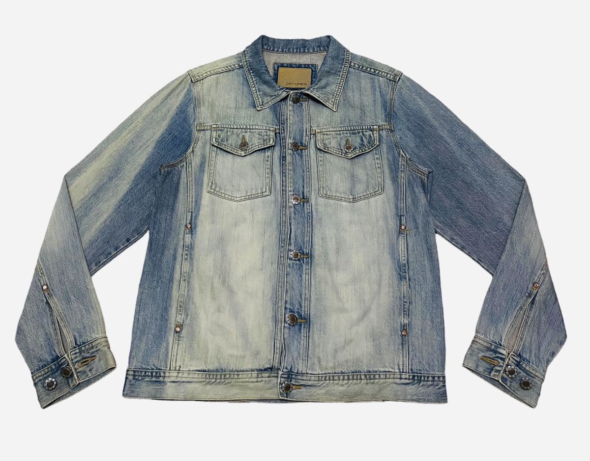 Rare Design Vintage Brand Oakley Trucker Denim Jacket 1990s