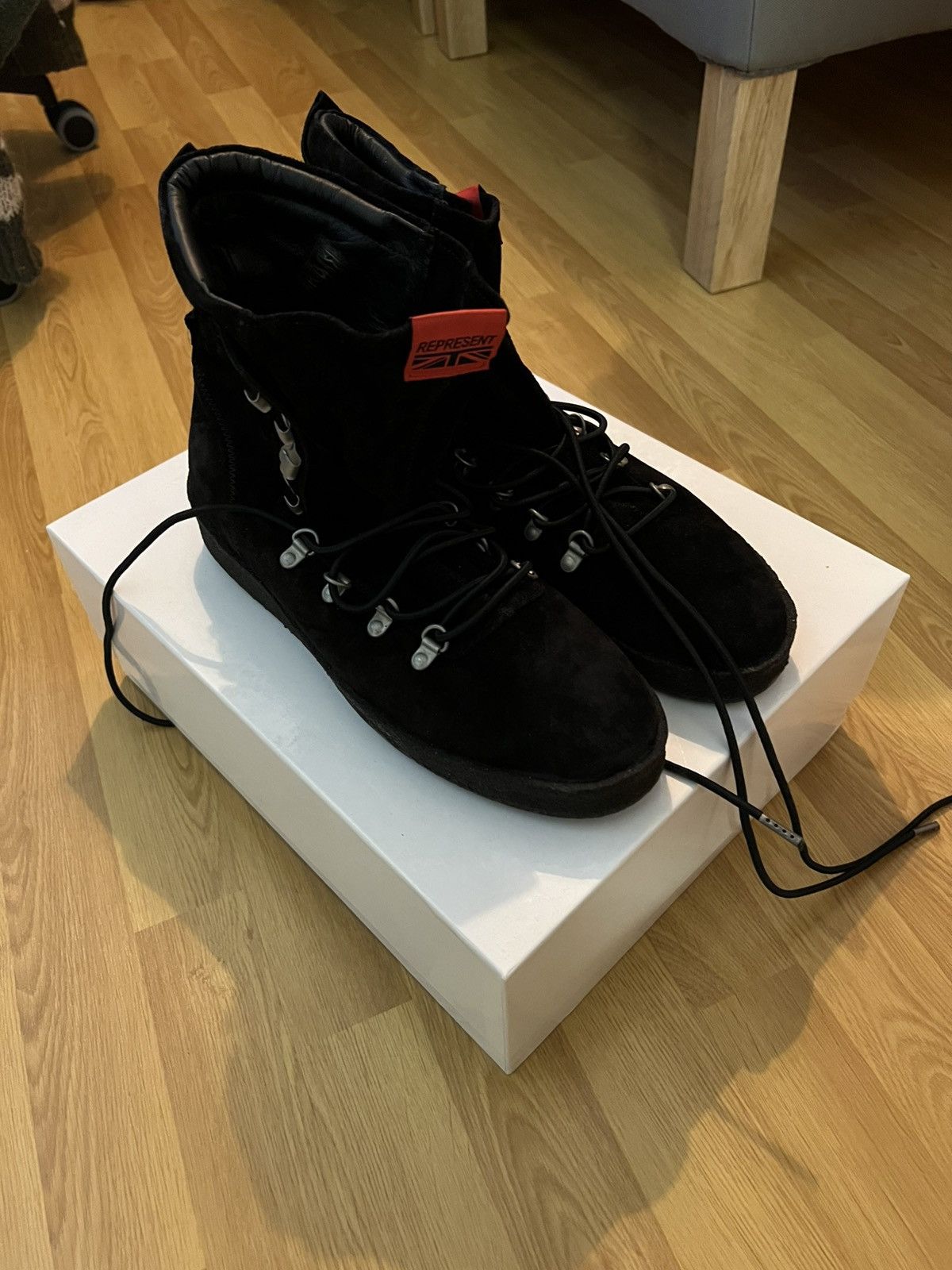 Represent Clo. Represent Dusk Boot Black Size US 10 / EU 43 - 1 Thumbnail