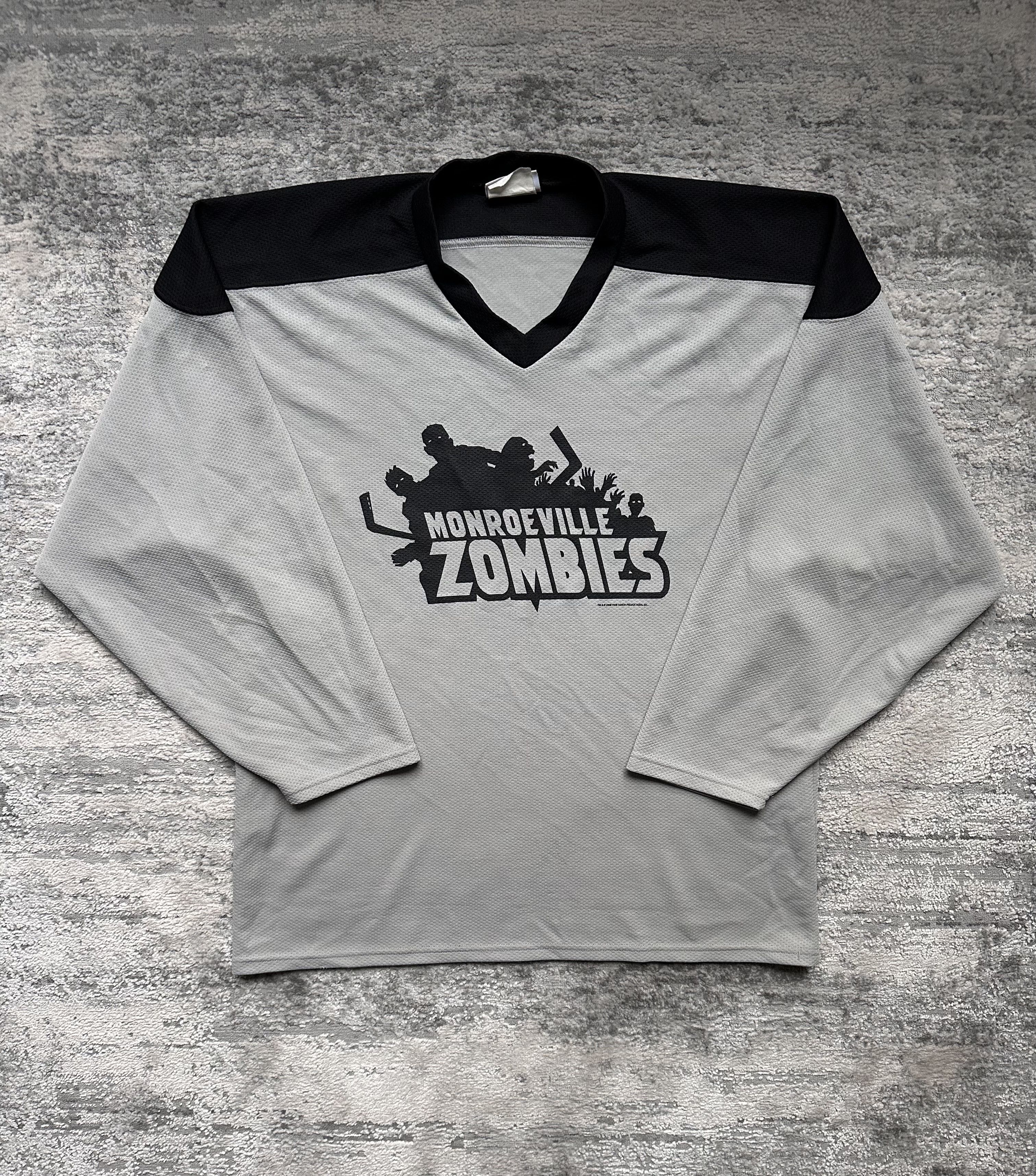 Vintage Monroeville Zombies vintage jersey long sleeve Size US XL / EU 56 / 4 - 1 Thumbnail
