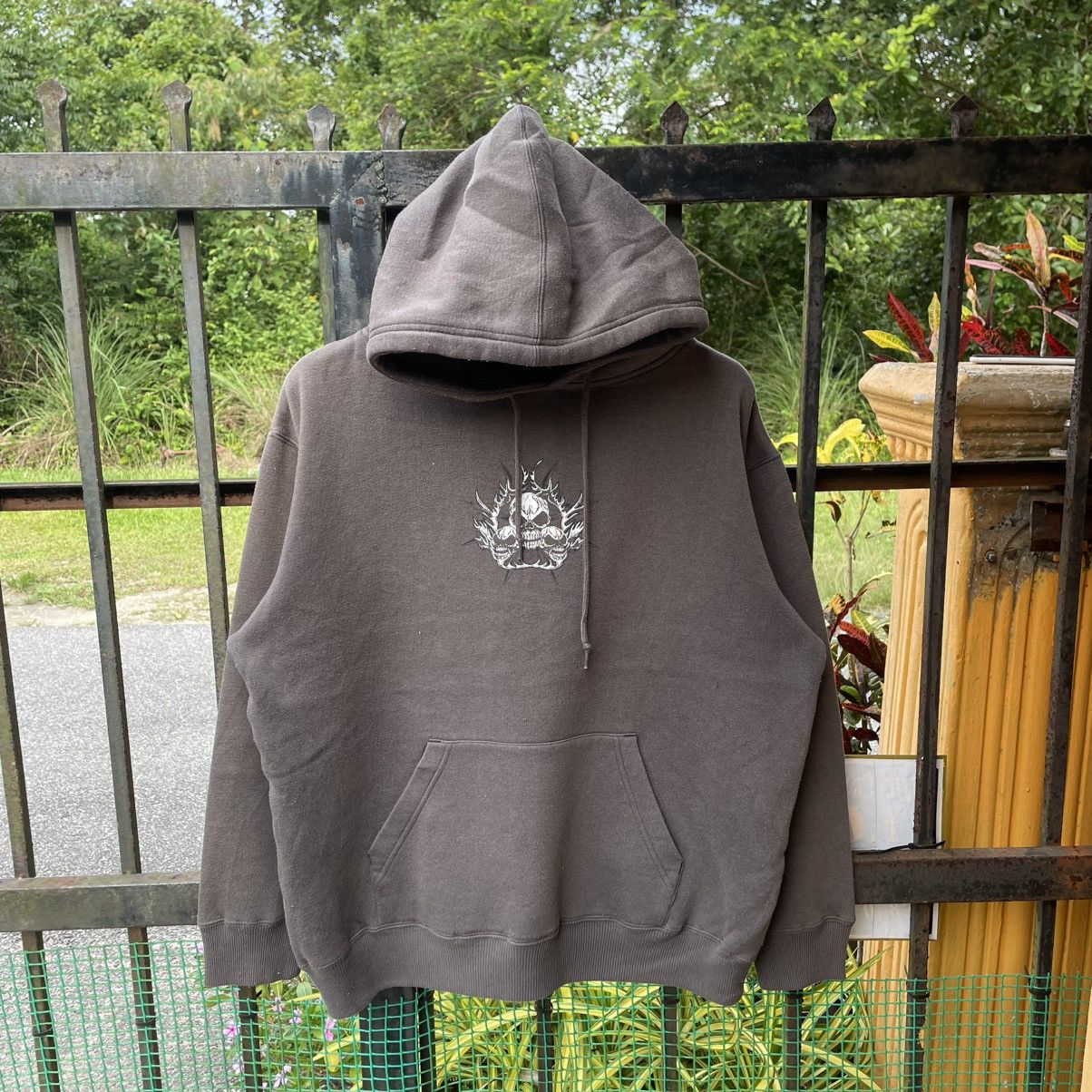 Welcome Skateboards 🔥Vintage Grigri Skateboard Big Skull Logo Pullover Hoodie Size US L / EU 52-54 / 3 - 4 Thumbnail