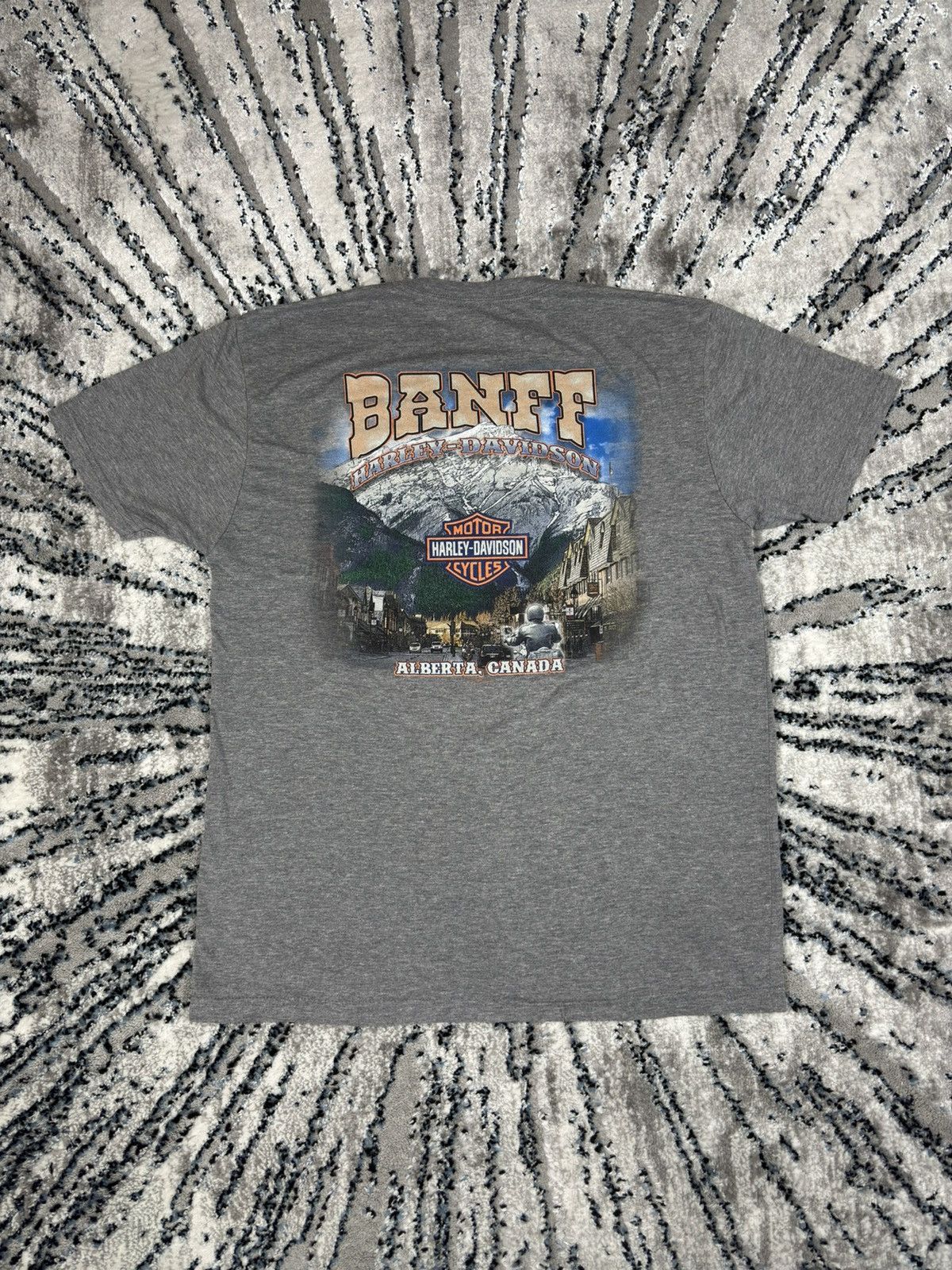 Harley Davidson Harley Davidson Motorcycle Banff Canada Choppers T shirt Size US M / EU 48-50 / 2 - 1 Thumbnail