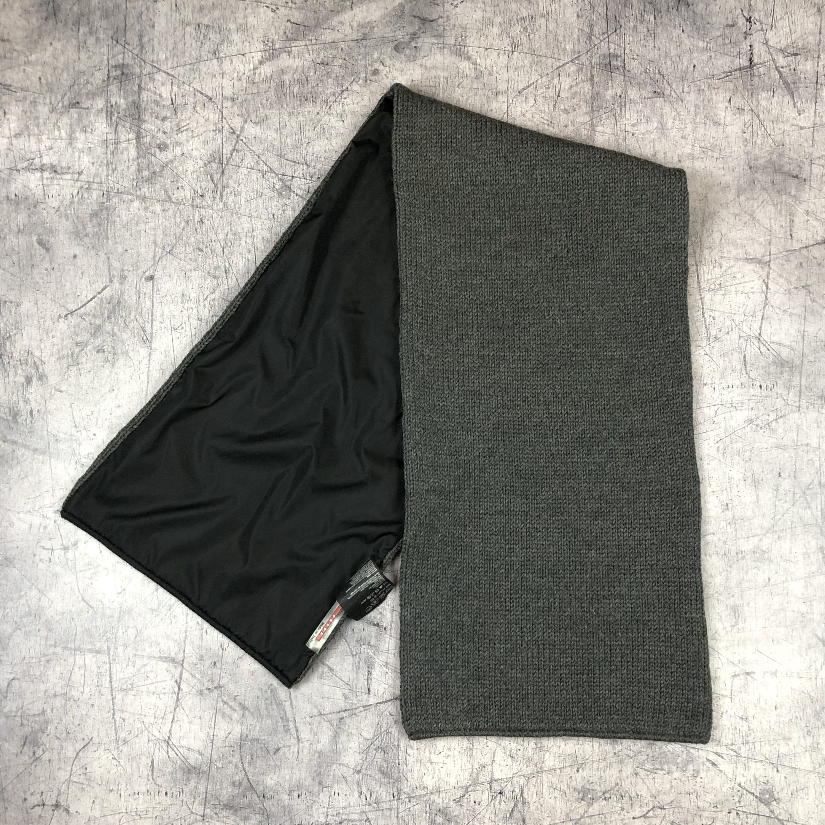 Prada Vintage Prada Wool Nylon Scarf Red Tab Size ONE SIZE - 6 Thumbnail