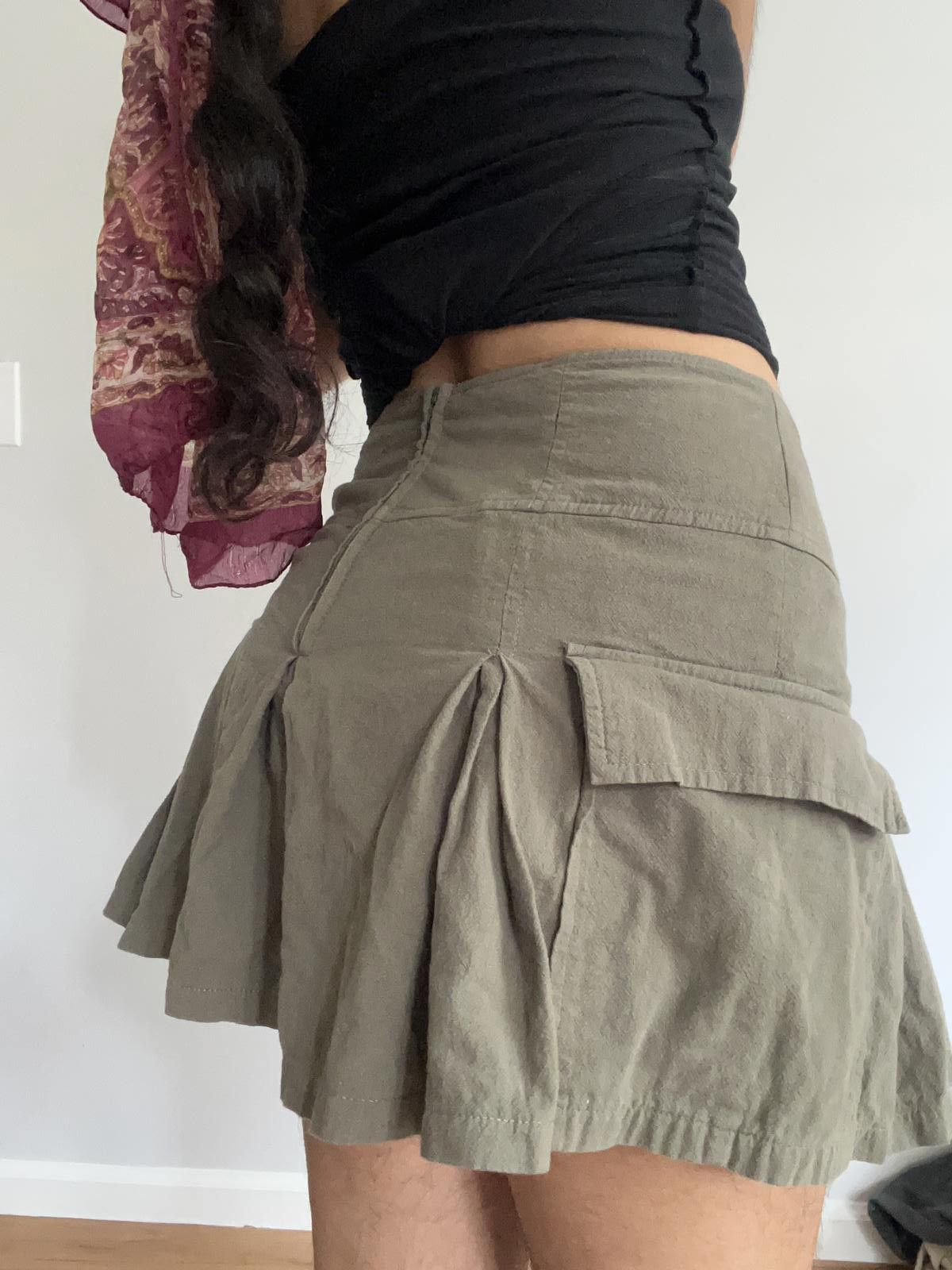 Other Women’s khaki green cotton skort Size 32" / US 10 / IT 46 - 6 Thumbnail