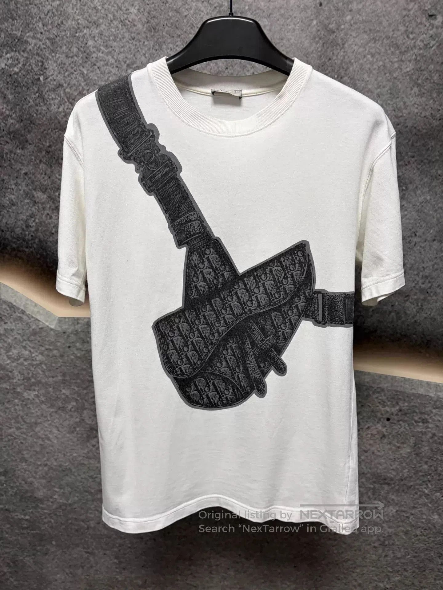 Dior White Graphic Short-Sleeve T-Shirt. Size US M / EU 48-50 / 2 - 1 Thumbnail