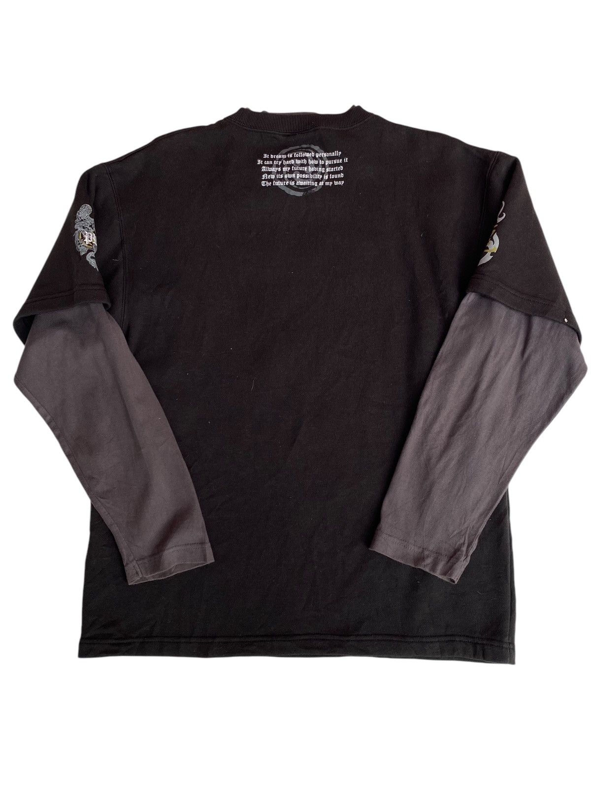 Japanese Brand × Vintage Vtg Japanese Brand Double Layer Swetshirt Size US M / EU 48-50 / 2 - 2 Thumbnail