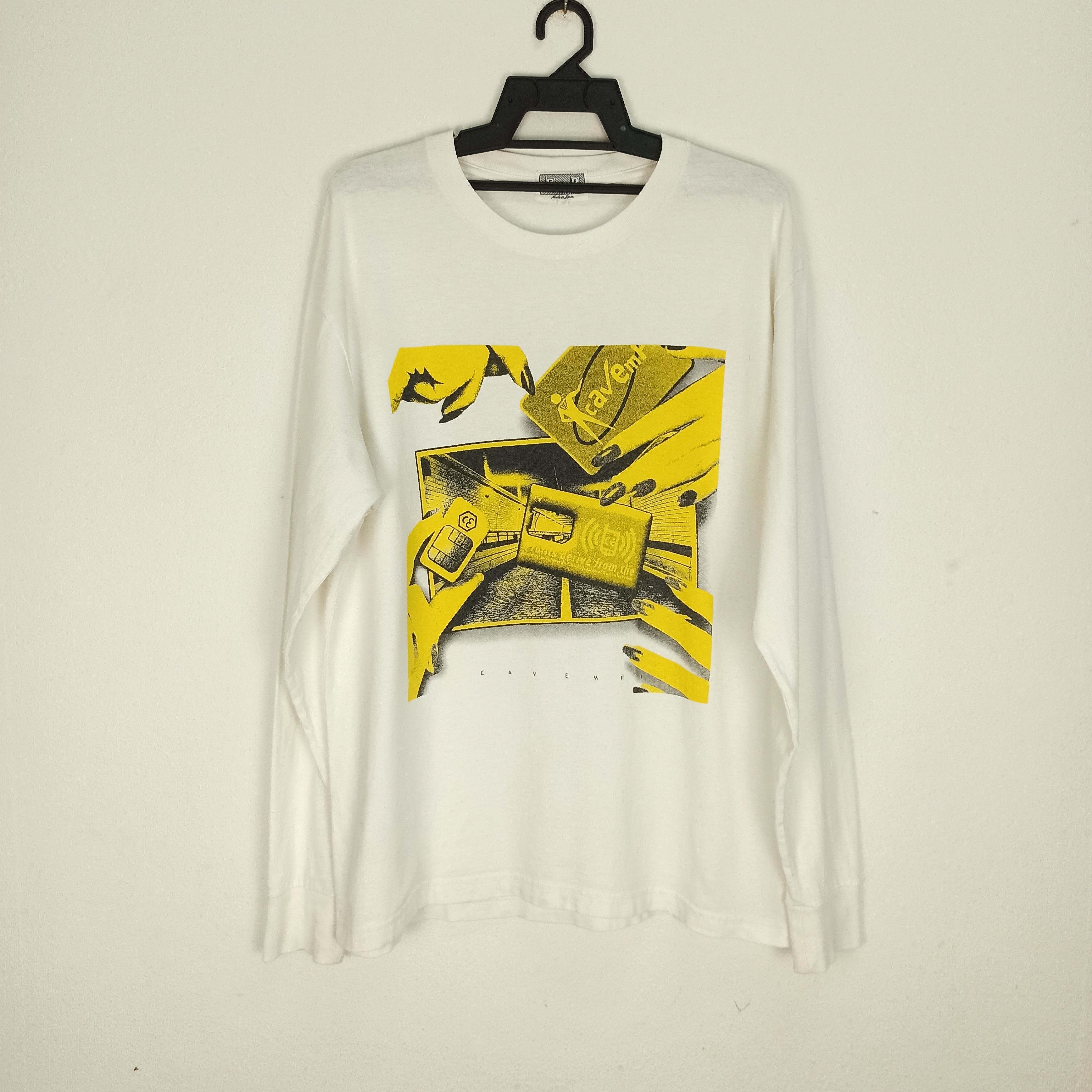 Cav Empt Cav Empt White Long Sleeve Tshirt Size US L / EU 52-54 / 3 - 1 Thumbnail