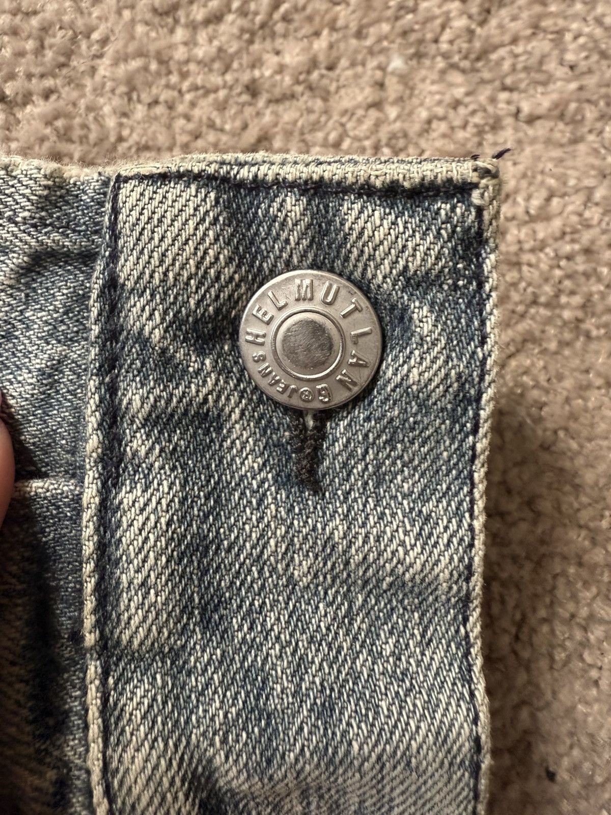 Helmut Lang Helmut Lang Archive 1998 Red Label Denim Jacket Italy Size S / US 4 / IT 40 - 11 Thumbnail