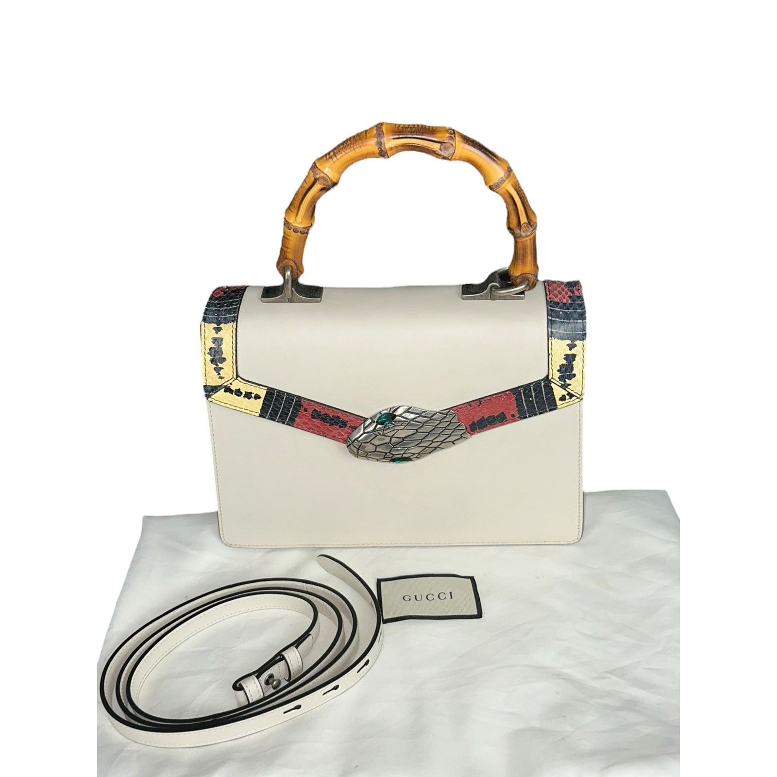 Gucci Gucci Snake Bamboo Top Handle Bag Size ONE SIZE - 2 Thumbnail