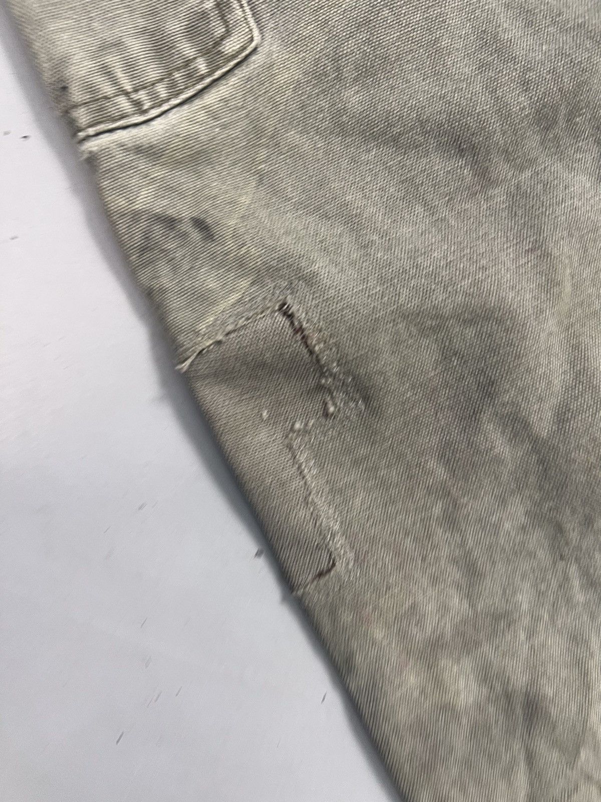 Carhartt Rare Vintage Carhartt B111 MOS blanket line carpenter denim Size US 33 - 11 Thumbnail