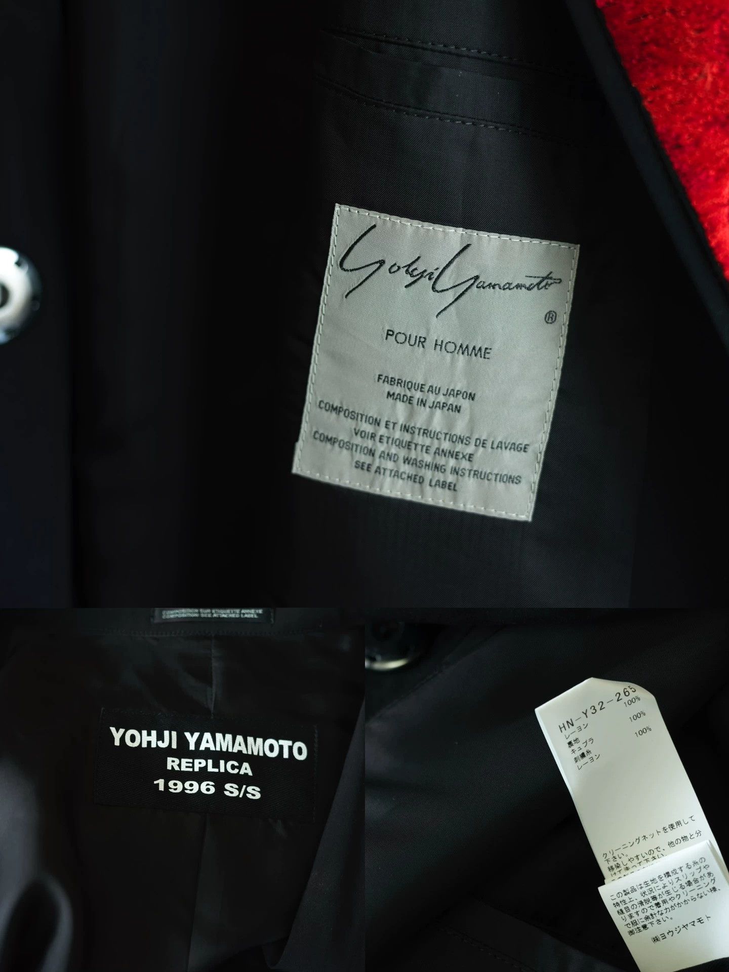 Yohji Yamamoto Yohji Yamamoto 96SS Peony Embroidered Jacket Size US S / EU 44-46 / 1 - 5 Thumbnail