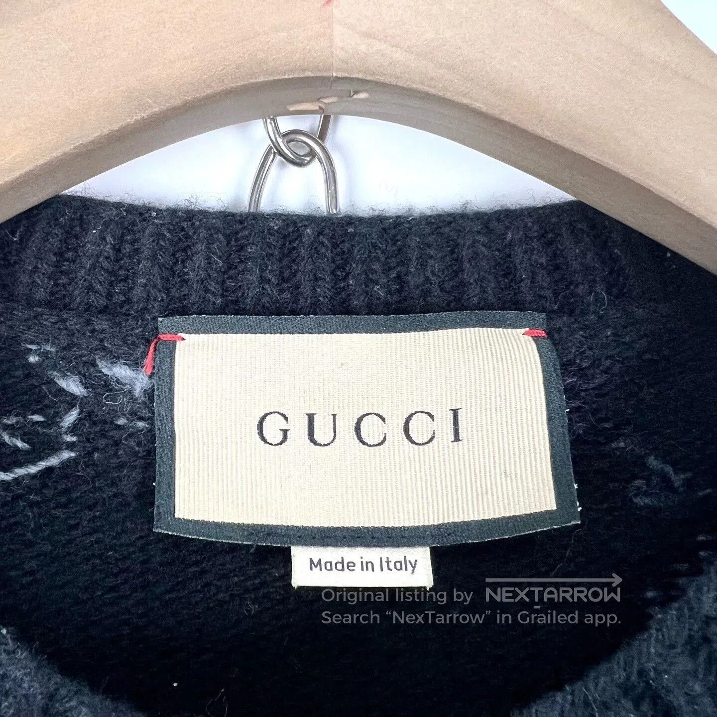 Gucci Gucci Black Gradient GG Wool Sweater. Size US L / EU 52-54 / 3 - 4 Thumbnail