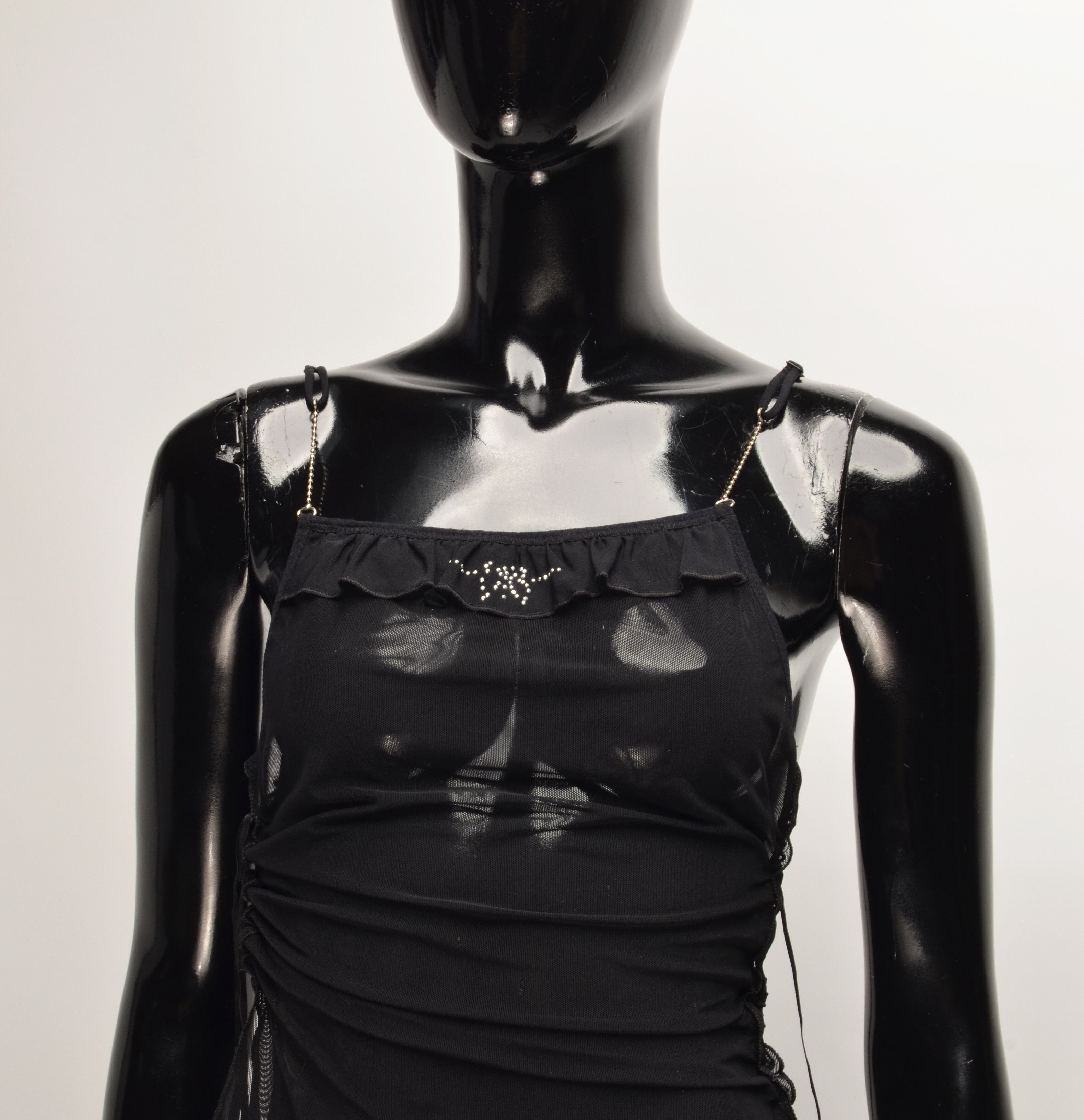 Vintage Vintage Sanselle Sexy Bondage Mesh Goth Cami Top Size M / US 6-8 / IT 42-44 - 2 Thumbnail
