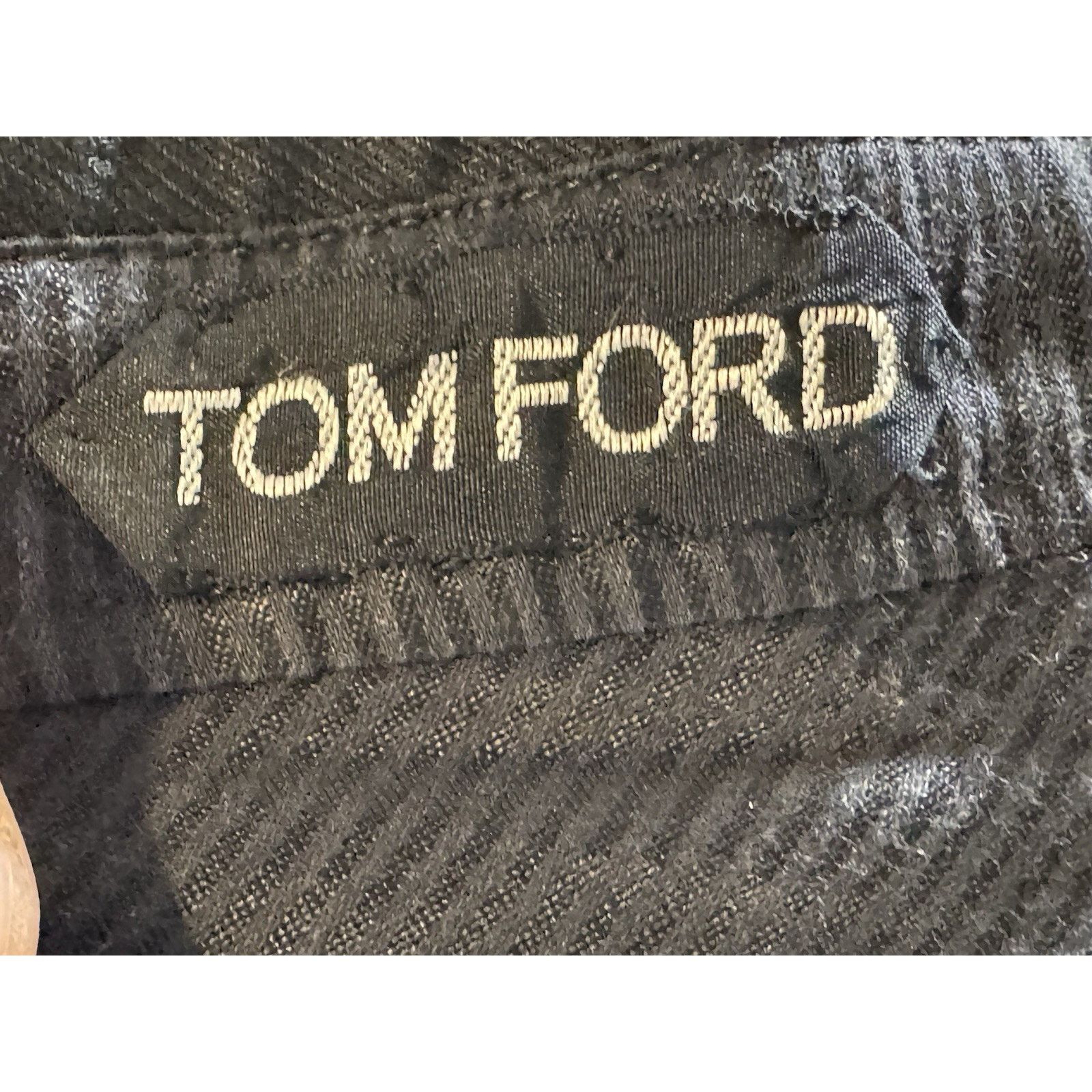 Tom Ford Tom Ford Black 100% Linen Trousers 54R 37x28.5 Suit Pants Size US 37 - 6 Thumbnail