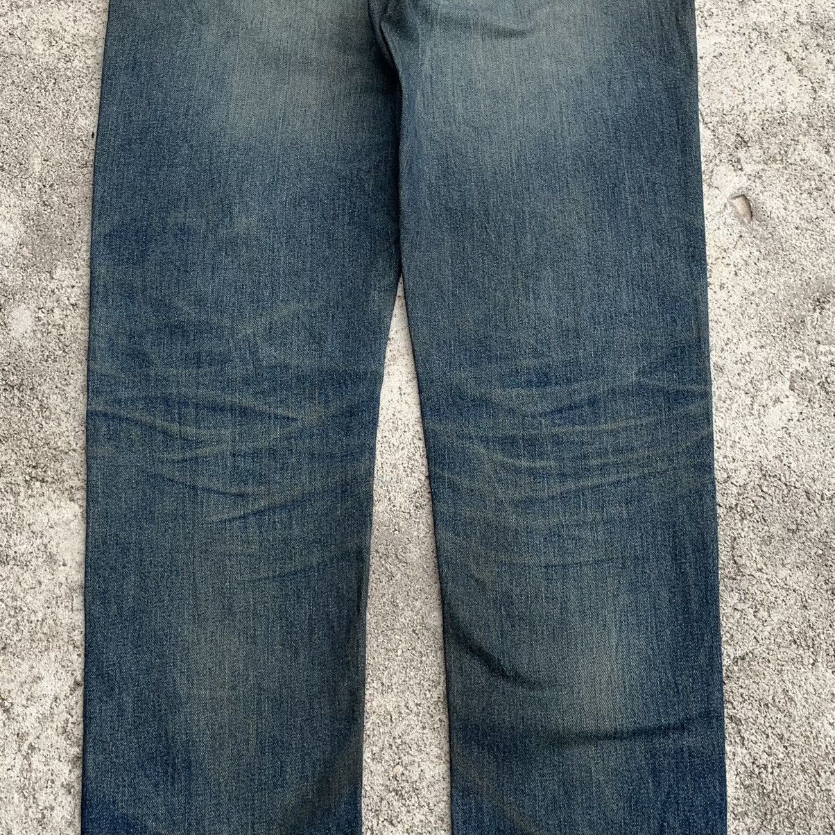 Undercover × Uniqlo Y2K Japanese Kaihara Rusty Mudwash Train Tracks Denim W33 Size US 33 - 9 Thumbnail