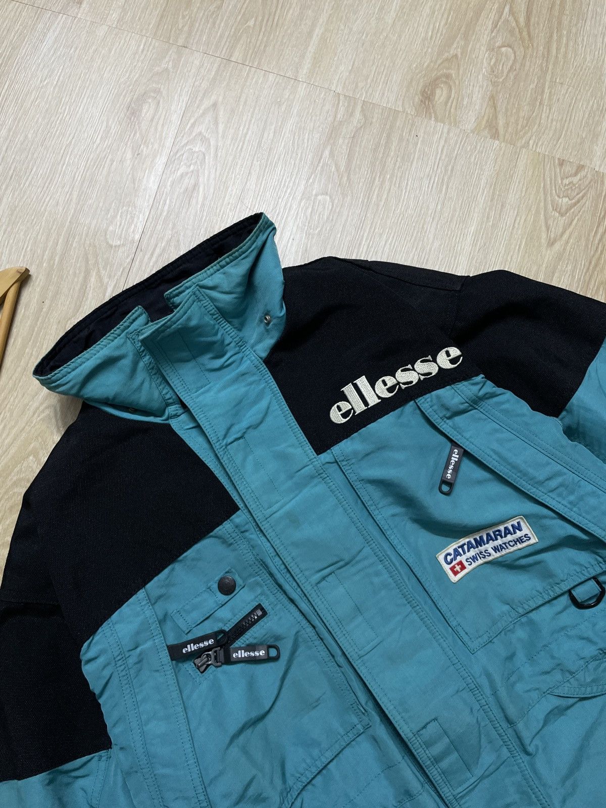 Ellesse × Vintage Vintage Ellesse Parka ski Size US XL / EU 56 / 4 - 4 Thumbnail