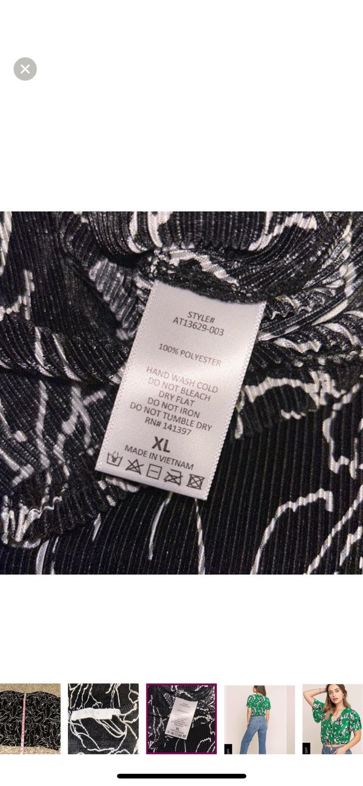ASTR The Label Astr the label xl short sleeved crinkle floral wrap top Size XL / US 12-14 / IT 48-50 - 7 Thumbnail