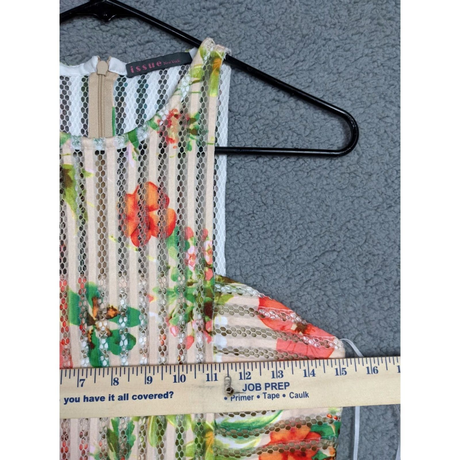 Vintage Issue New York Women's Floral Printed Dress Size 4 Red Casual Size S / US 4 / IT 40 - 4 Thumbnail