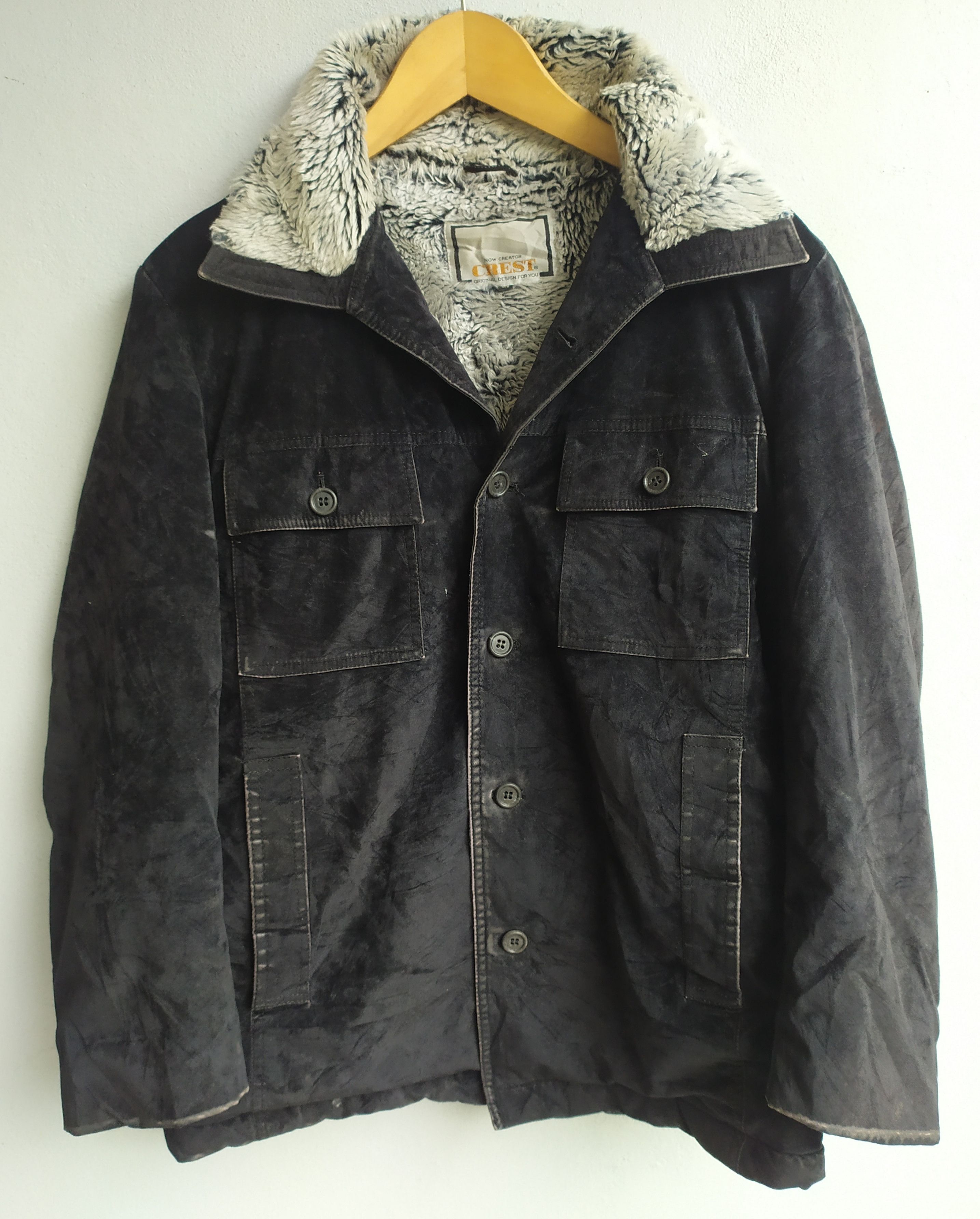 20471120 × If Six Was Nine × Japanese Brand Japanese Crest Fur Jacket Size US M / EU 48-50 / 2 - 1 Thumbnail