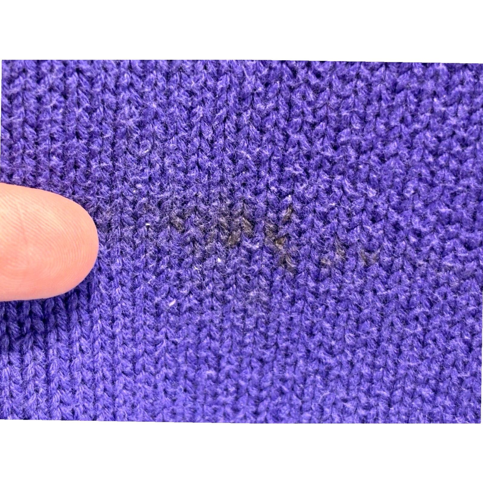 Tommy Hilfiger VINTAGE Tommy Hilfiger Crew Neck Knit Sweater Purple Mens Large 90s Cotton Pullover Size US L / EU 52-54 / 3 - 6 Thumbnail