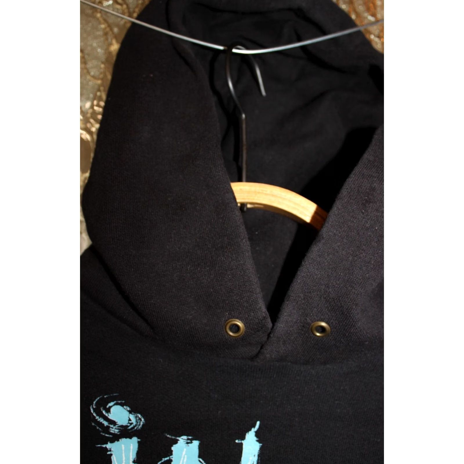 Vintage VINTAGE In Flames Hoodie Mens M Black Rock Clothing Shirt Kid? Size US M / EU 48-50 / 2 - 4 Thumbnail