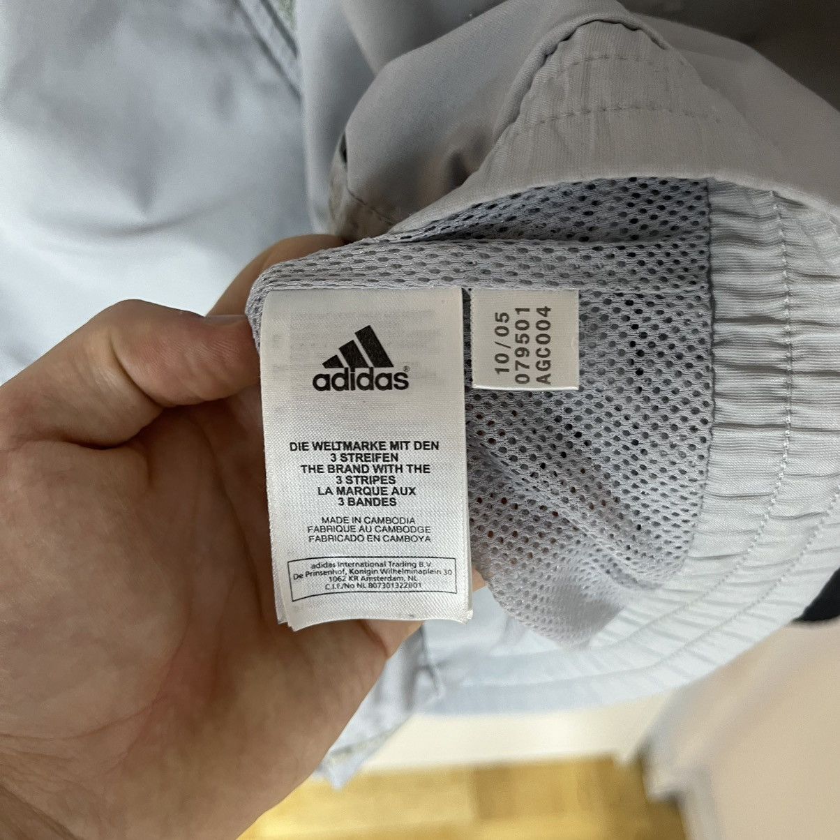 Adidas Vintage Adidas Grey Tracksuit Streetwear Y2K Sport Size 44L - 6 Thumbnail