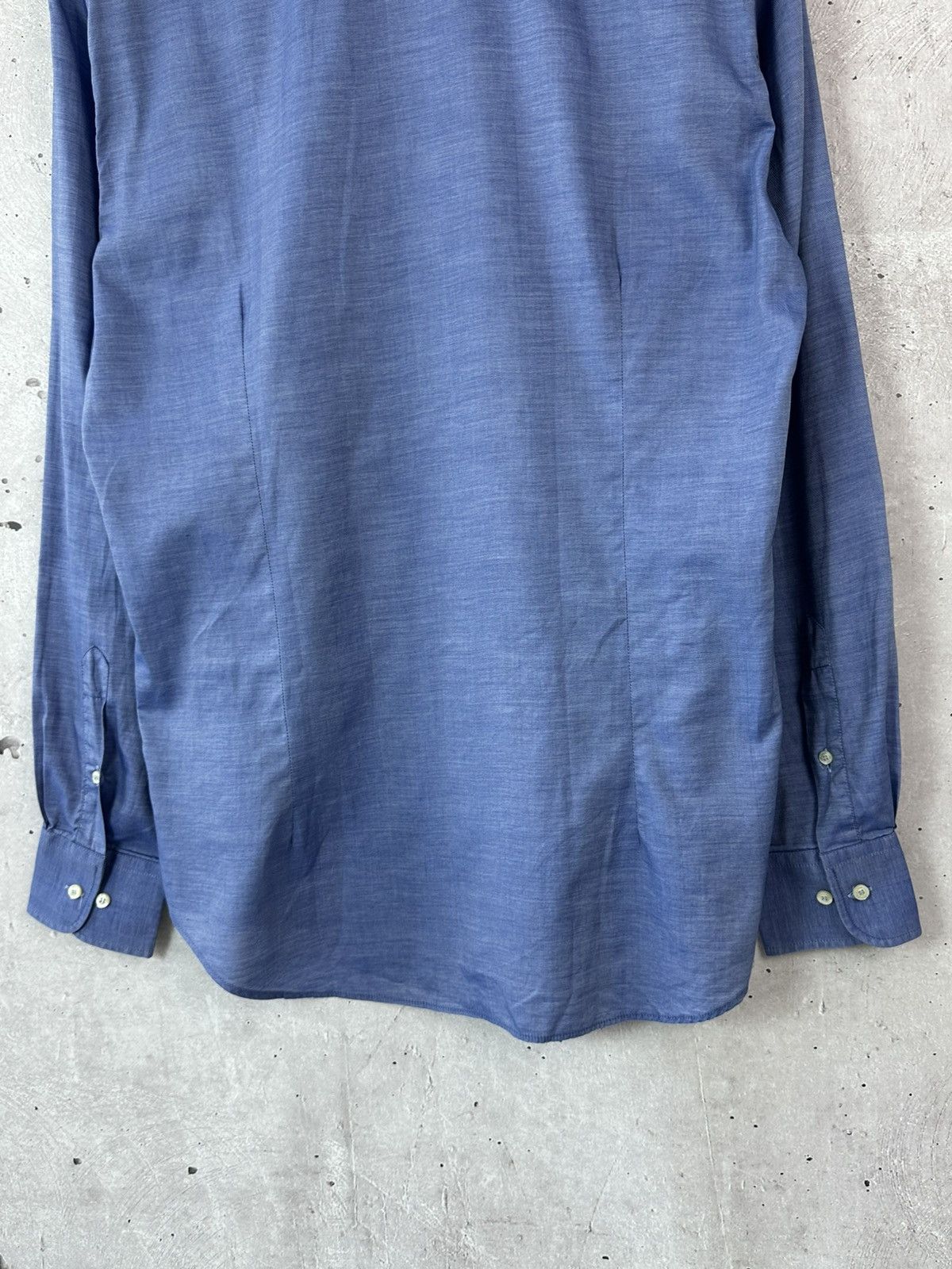 Etro Etro Made in Italy Cotton Blue Long Sleeve Men’s Shirt Size US L / EU 52-54 / 3 - 8 Thumbnail