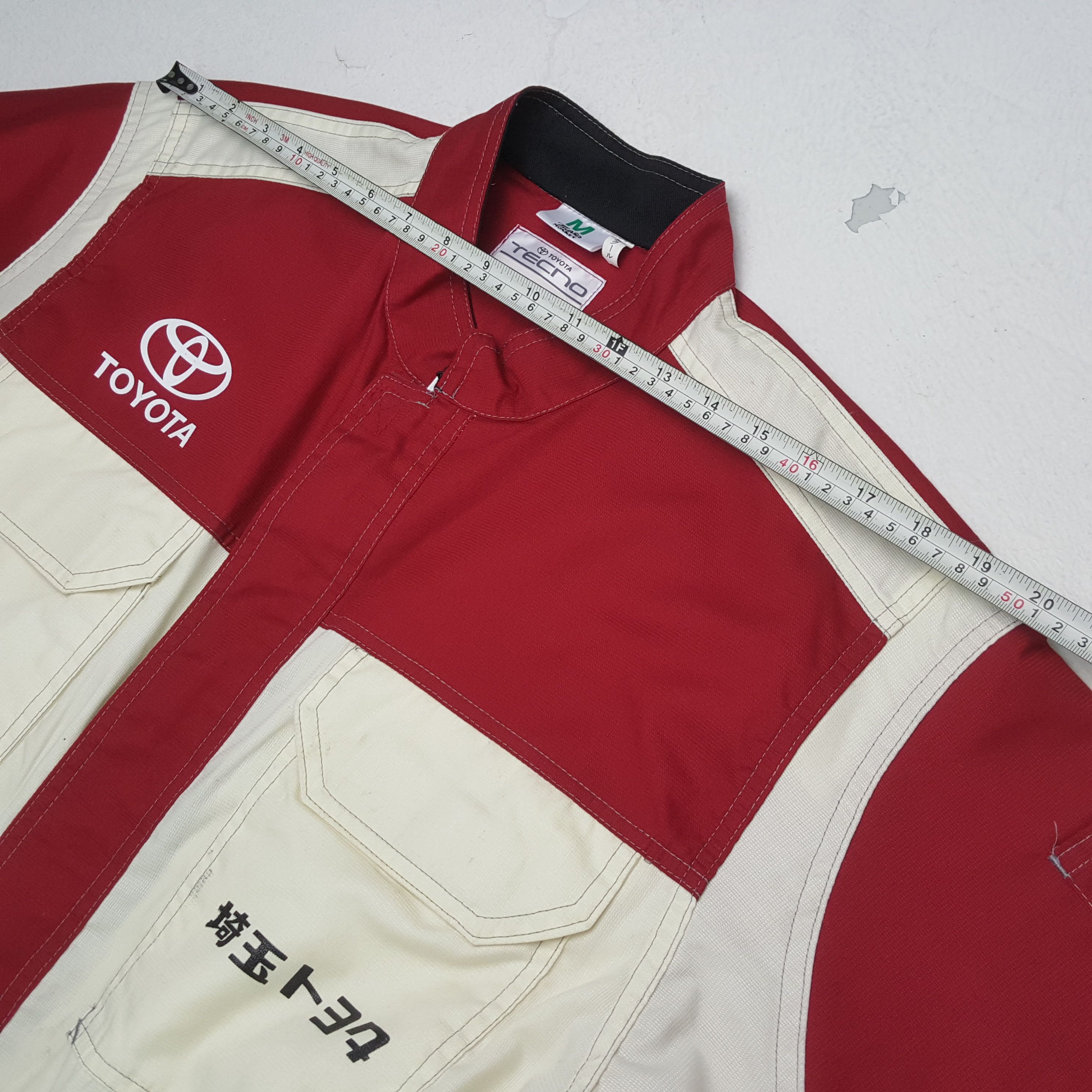 Vintage TOYOTA TECNO Racing Motorsports Style Coverall Jacket Size US M / EU 48-50 / 2 - 9 Thumbnail