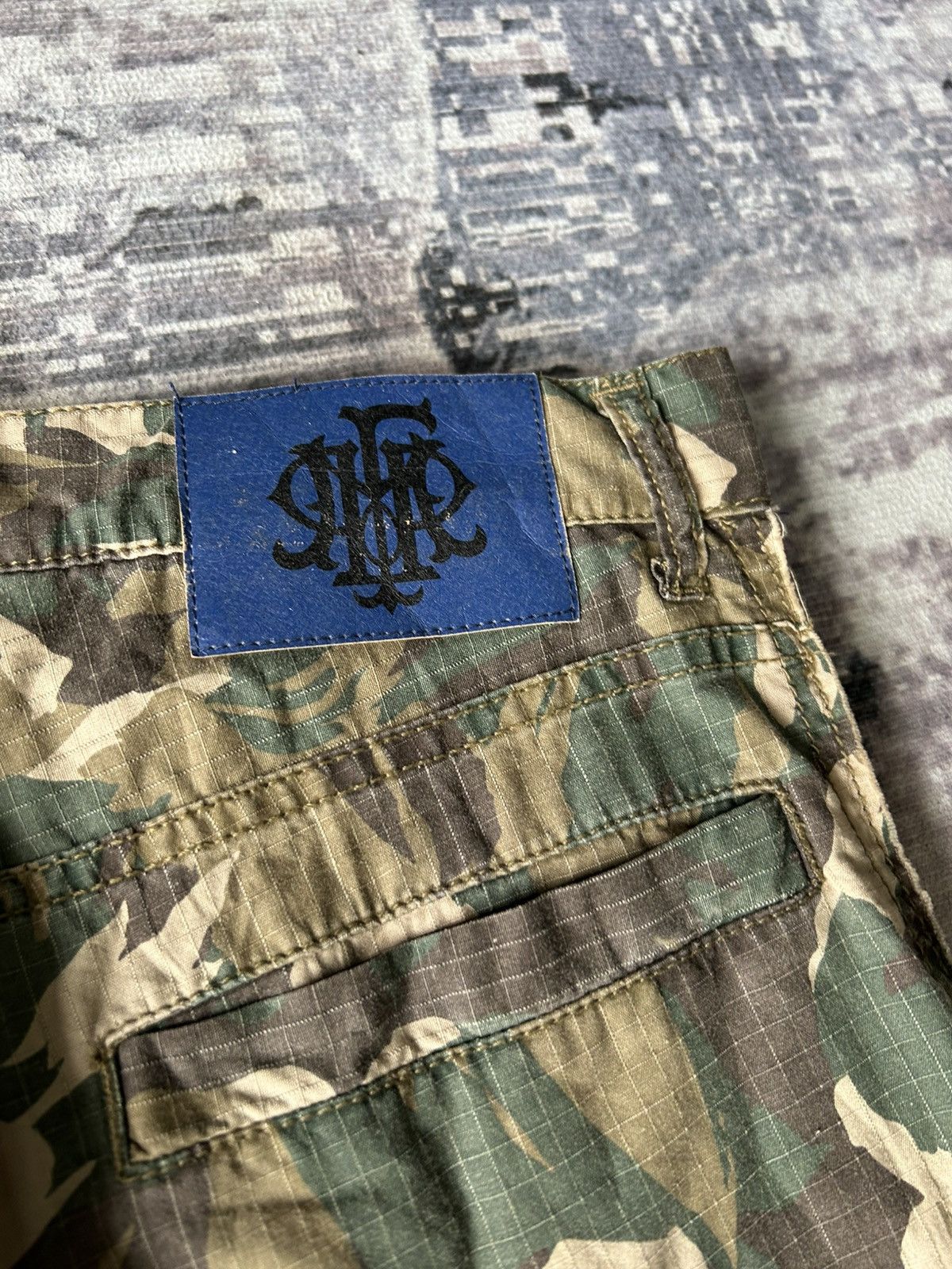 PPFM PPFM Camo Three Quarter Cargo Pants Size US 30 / EU 46 - 9 Thumbnail