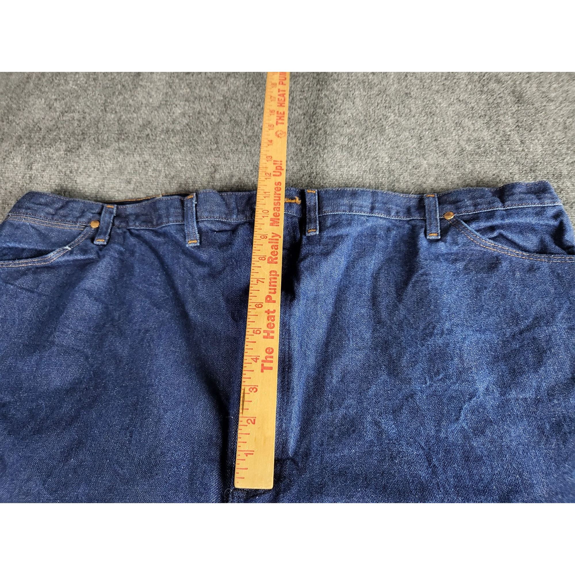 Wrangler Wrangler Jeans Men Sz 54X34 13MMZXS Blue Denim Straight Leg Size US 44 / EU 60 - 4 Thumbnail