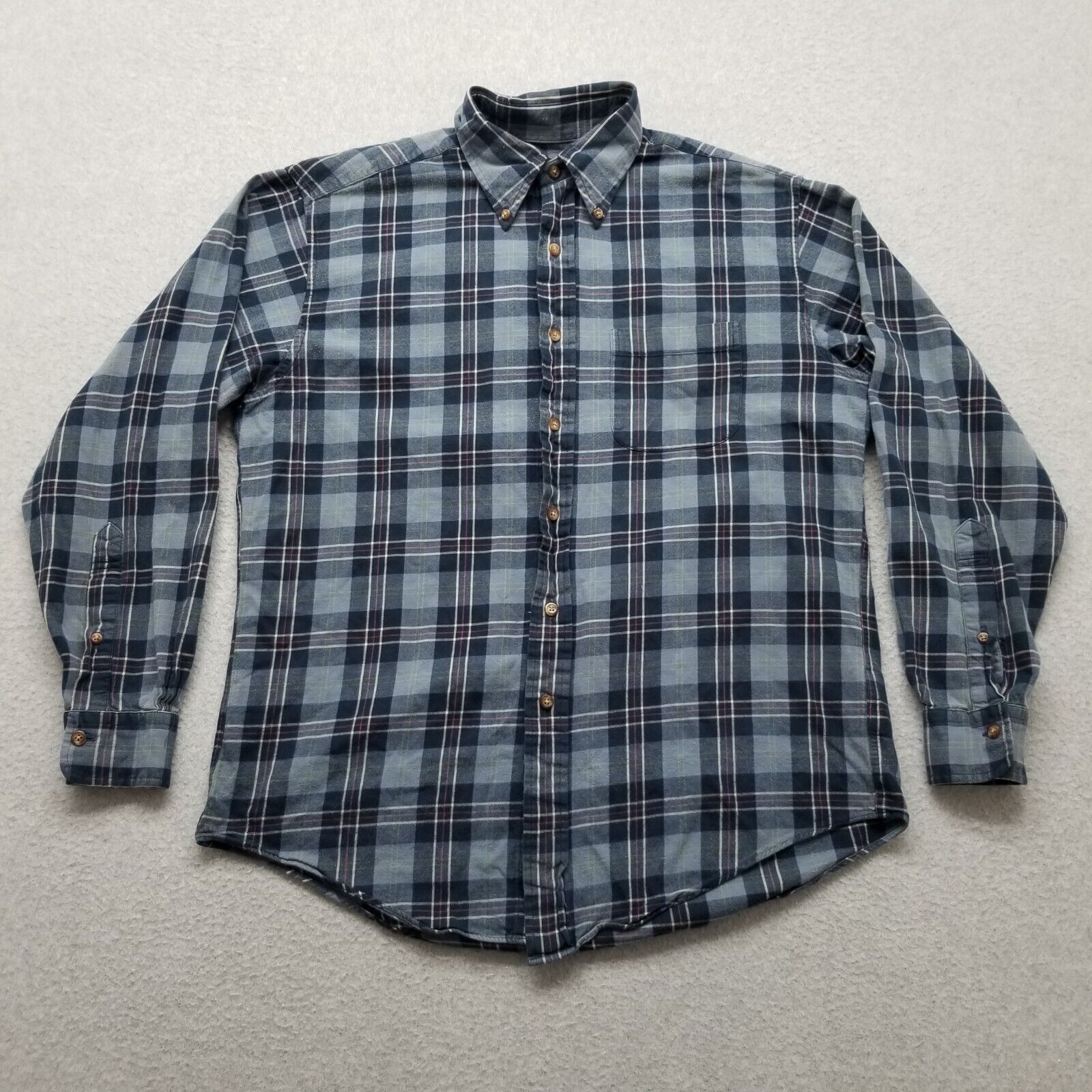 Brooks Brothers Brooks Brothers Shirt Mens Medium Plaid Button Up Pocket Size US M / EU 48-50 / 2 - 1 Thumbnail