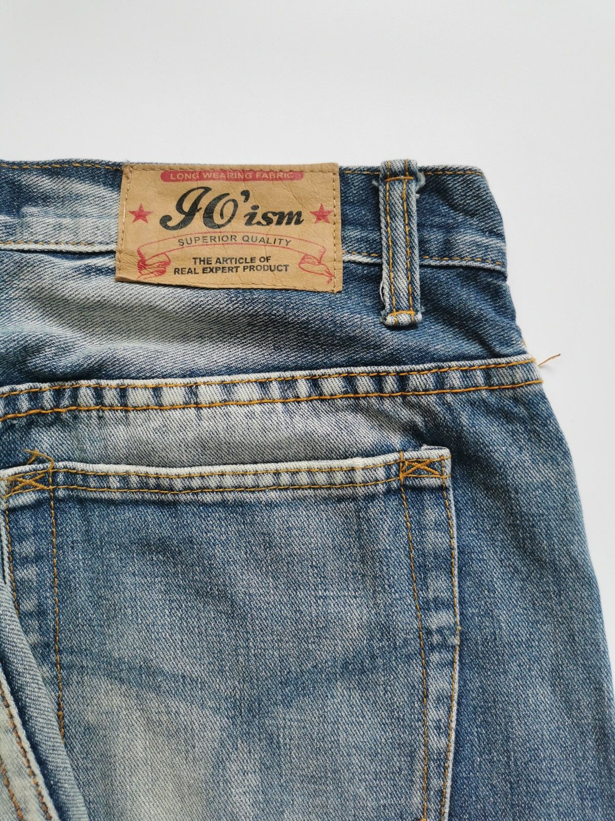 Japanese Brand Joism Japan Red Patchwork Denim Jeans Size US 30 / EU 46 - 8 Thumbnail