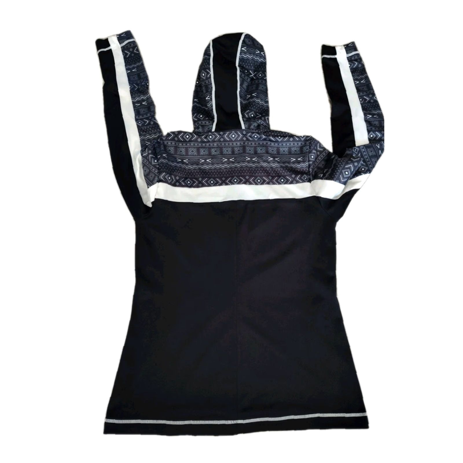 Vintage VINTAGE Swix Women's Tista Mid-Layer Top Skiing Aztec Print Black M Size M / US 6-8 / IT 42-44 - 2 Thumbnail