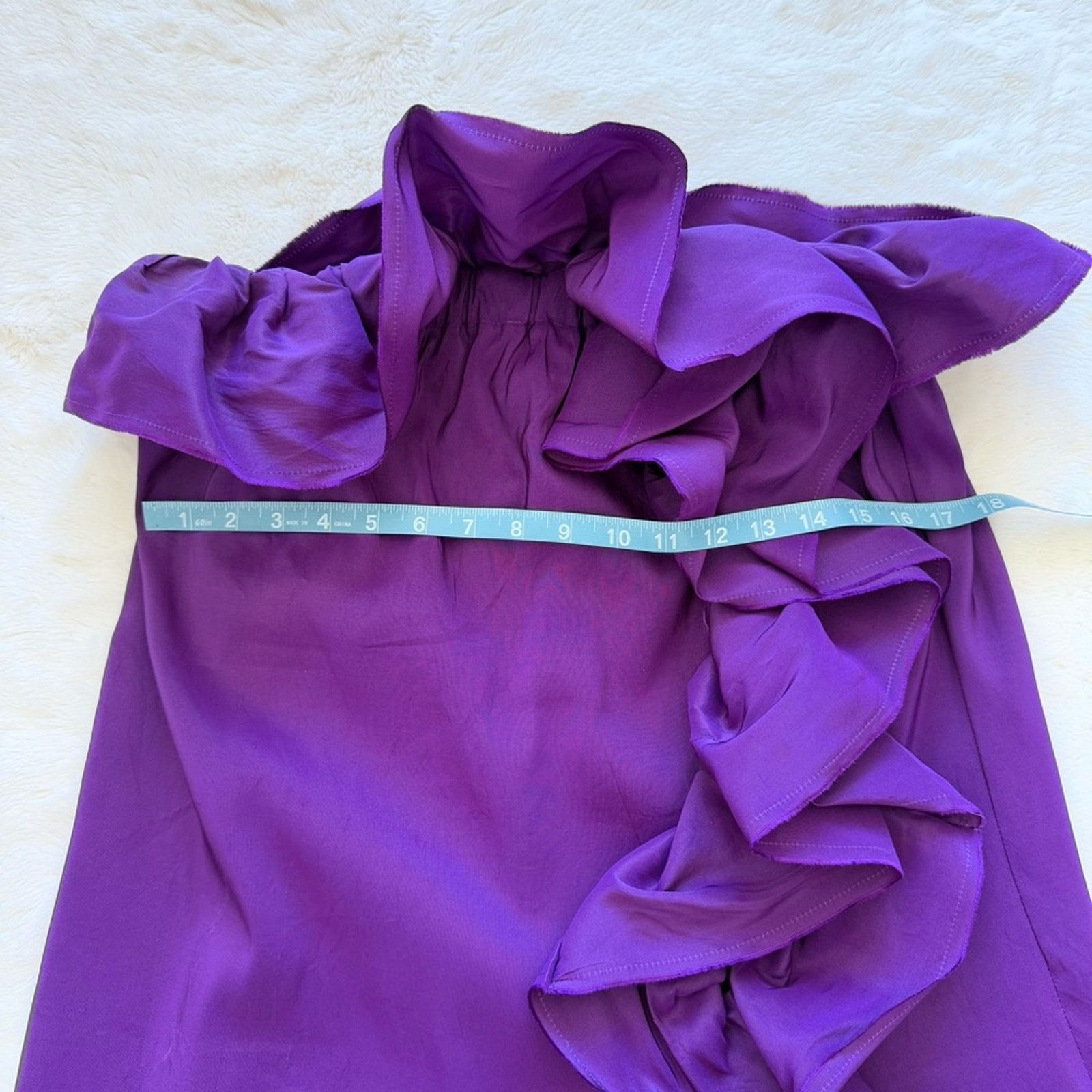 Lanvin LANVIN by Alber Elbaz Purple Silk Dress Size 42 FR or 10 US Size L / US 10 / IT 46 - 7 Thumbnail