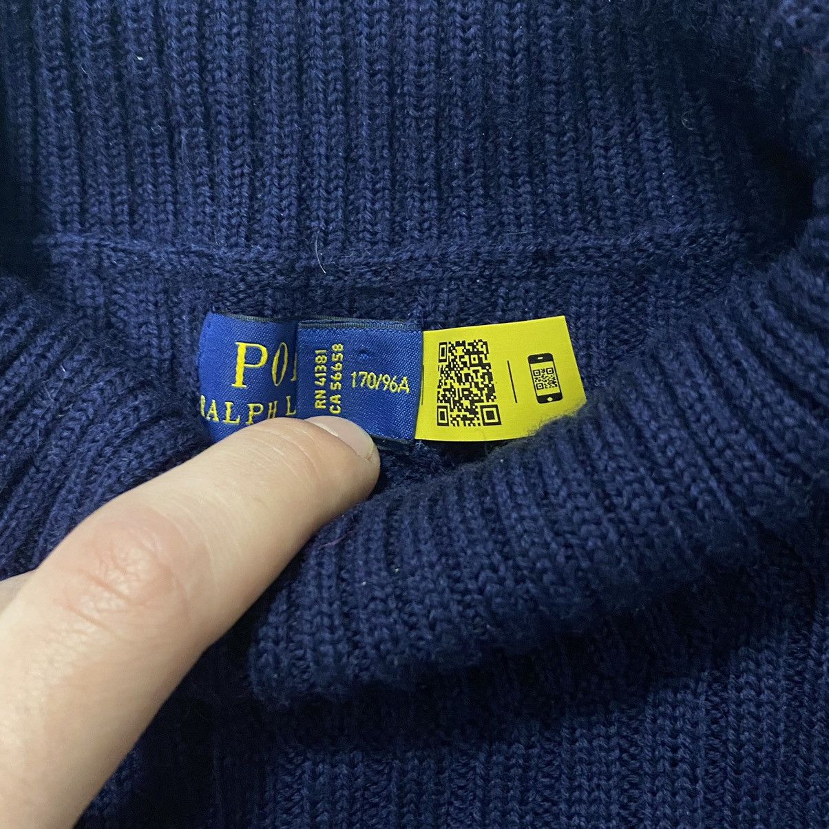 Polo Ralph Lauren Polo Ralph Lauren 100% Merino Wool Sweater Pull Over Size L / US 10 / IT 46 - 8 Thumbnail
