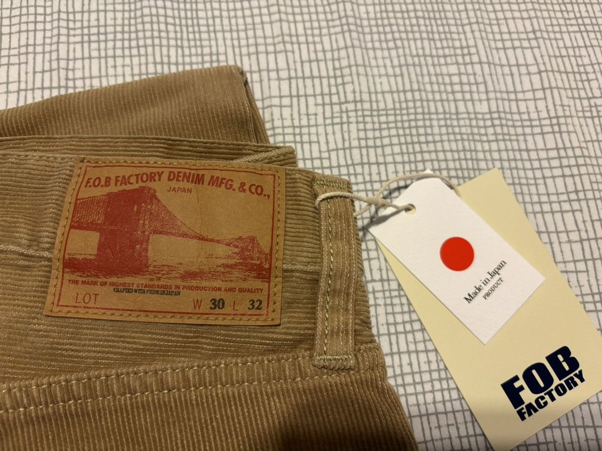 FOB Factory Brown Corduroy Straight-Leg Ponts Size US 30 / EU 46 - 7 Thumbnail