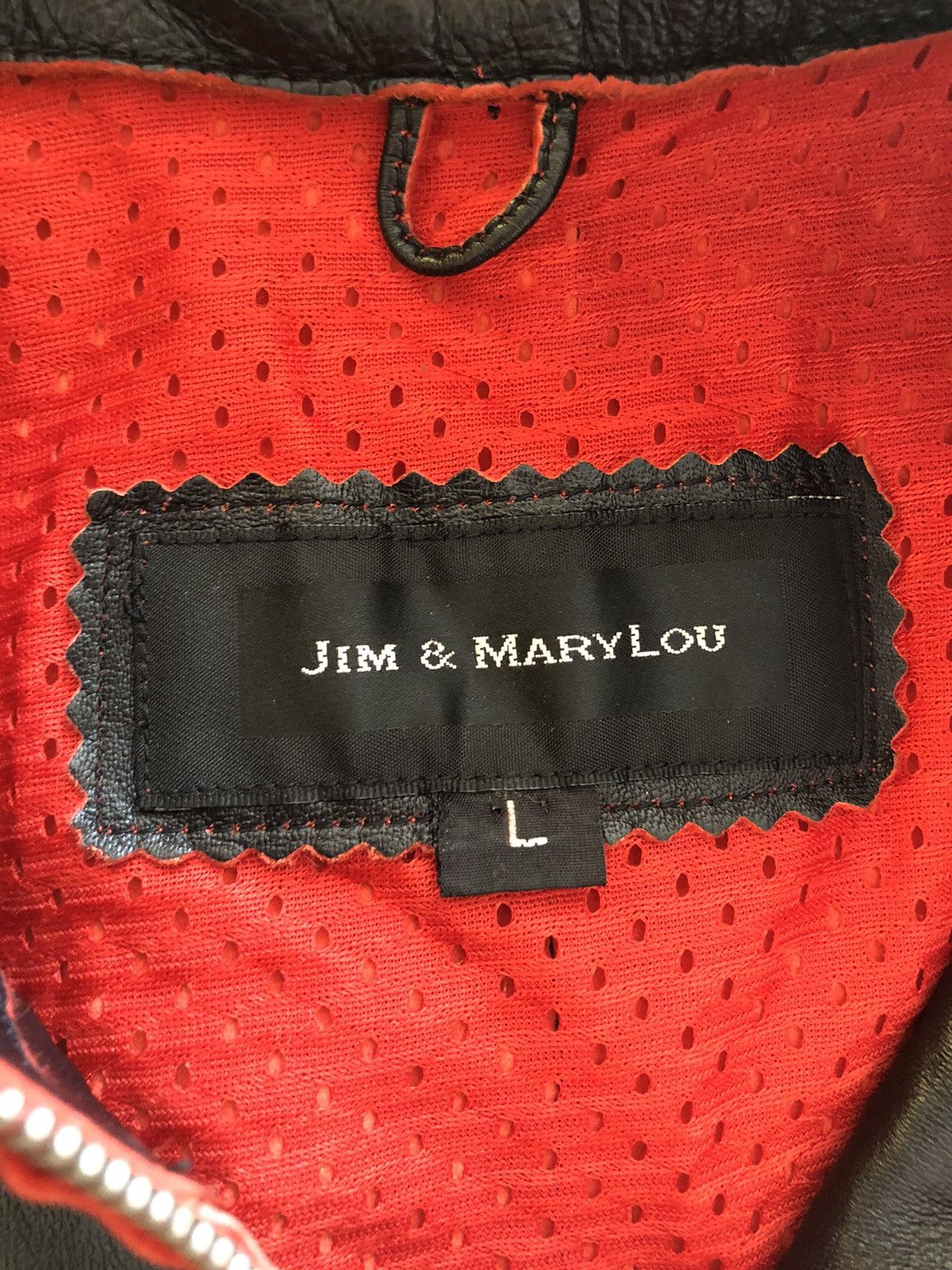 Vintage RARE JIM & MARYLOU LEATHER VINTAGE ZIP JACKET SWEATSHIRT Size L / US 10 / IT 46 - 5 Thumbnail