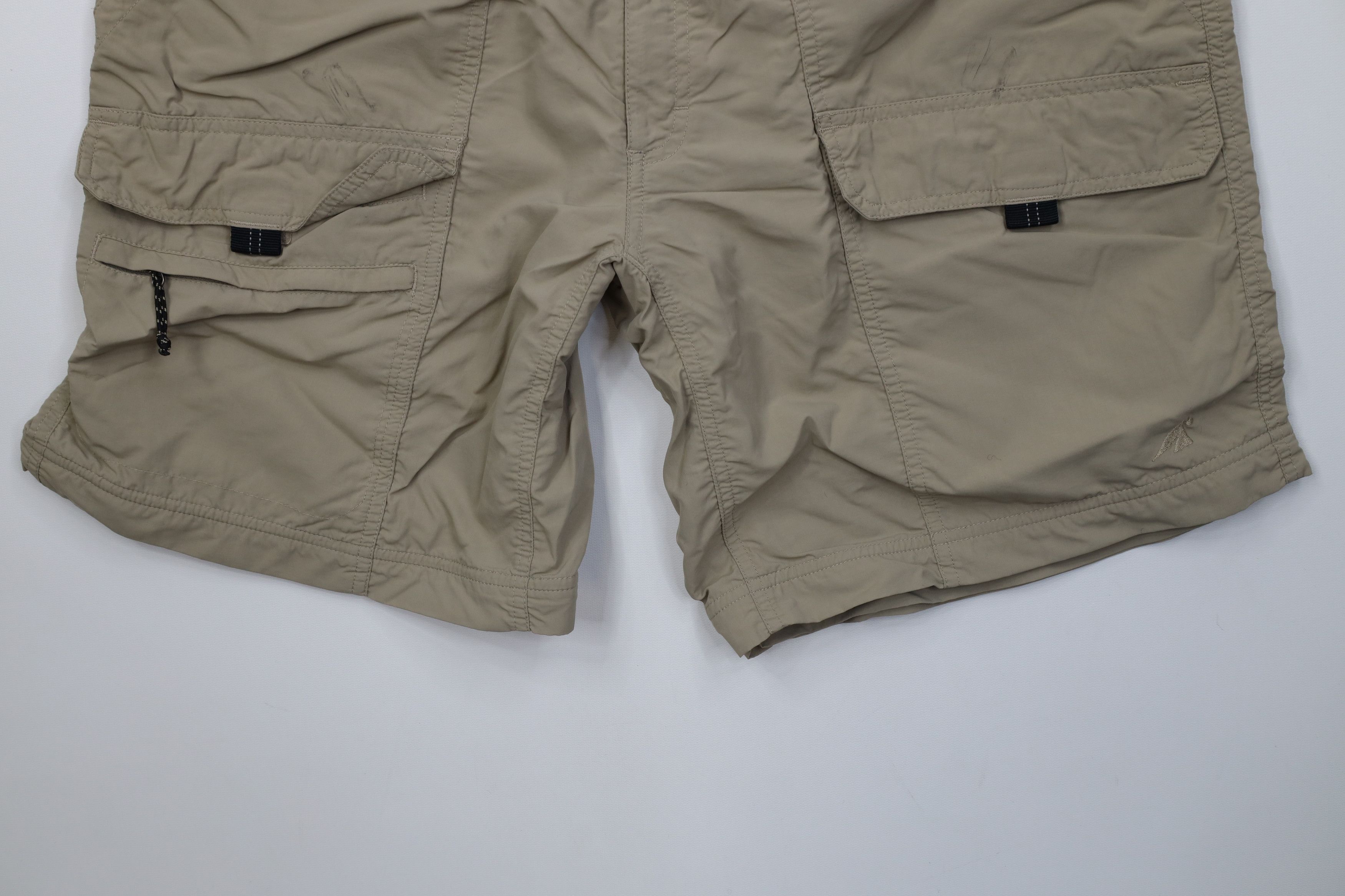 Vintage Vintage 90s Streetwear Above Knee Trekking Cargo Shorts Tan Size US 36 / EU 52 - 4 Thumbnail