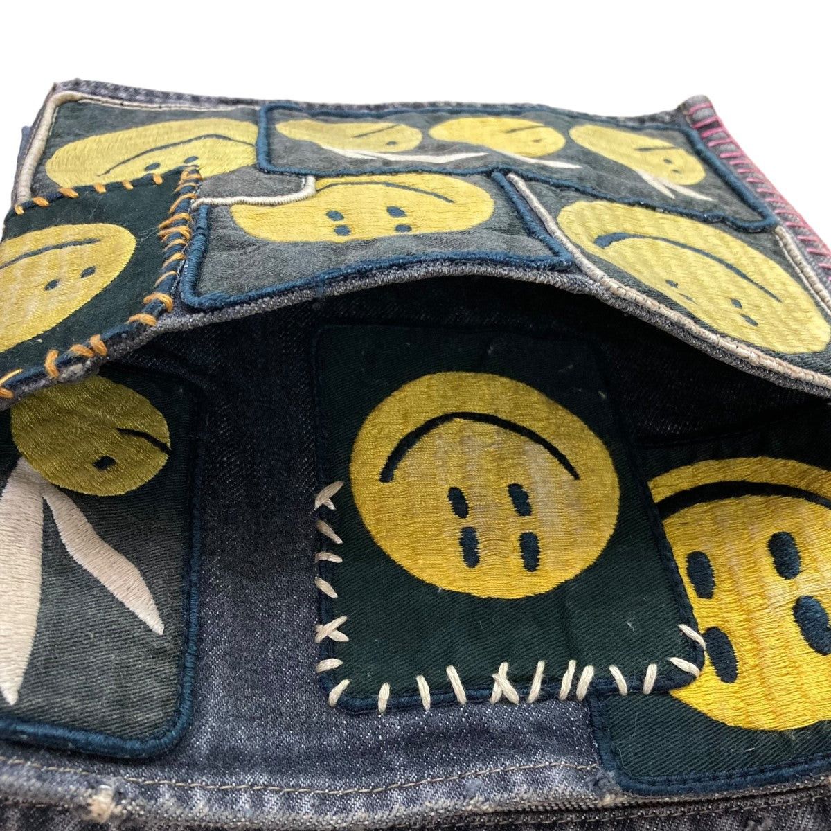 Kapital kapital Smile Embroydary Sakosh KR2304XG14 Size ONE SIZE - 4 Thumbnail