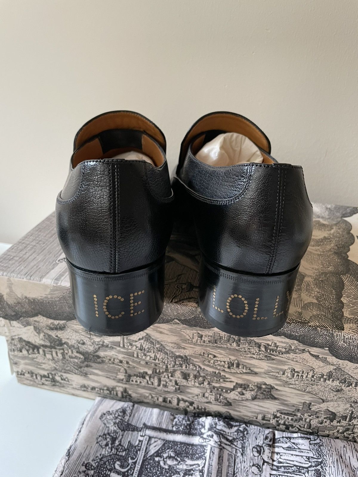 Gucci Gucci Moccasin Quentin Blk heels Size US 7 / EU 40 - 5 Thumbnail