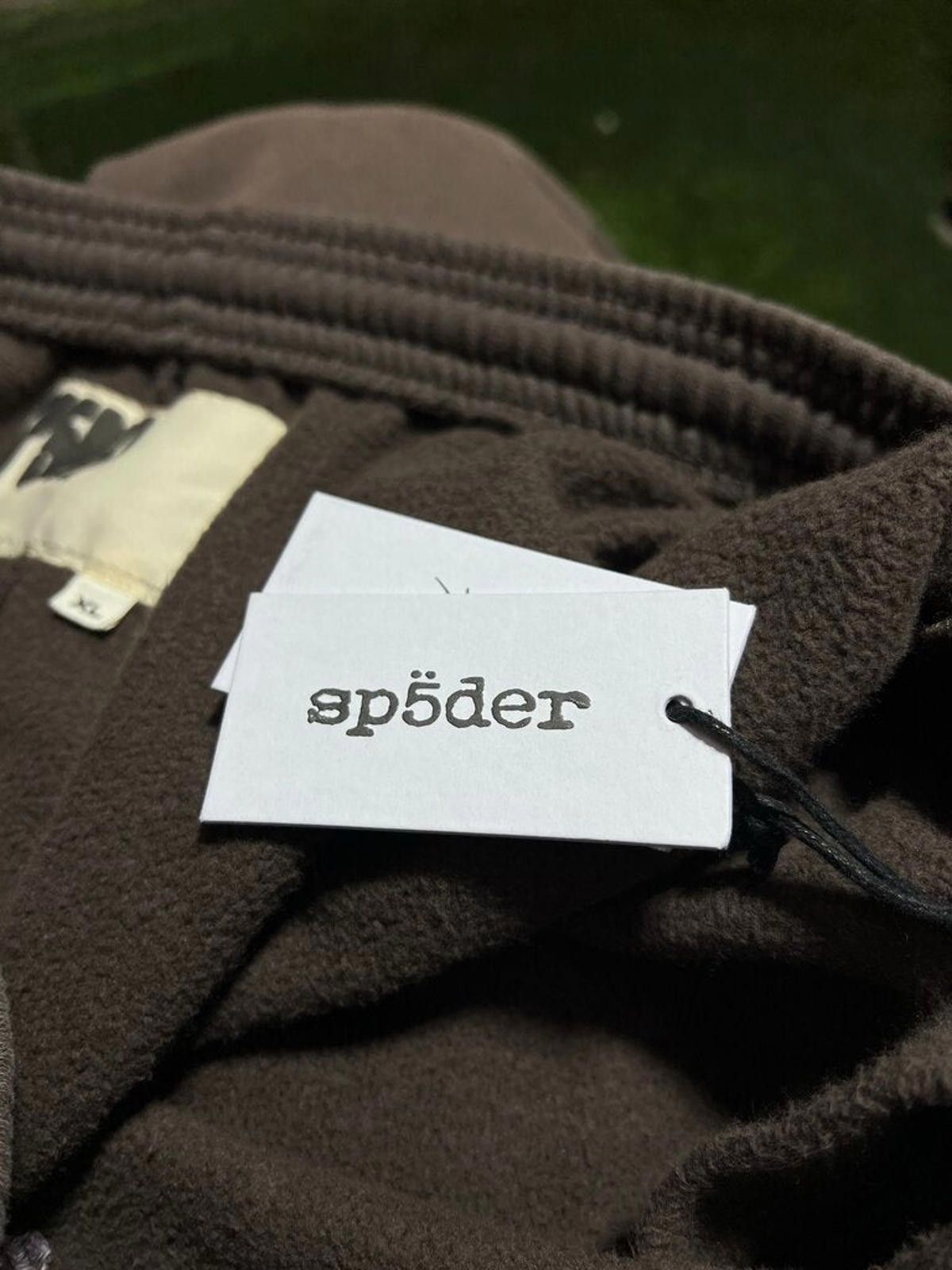 Sp5der Spder WorldWide Sweatpants Brown Sz. XL Size ONE SIZE - 4 Thumbnail