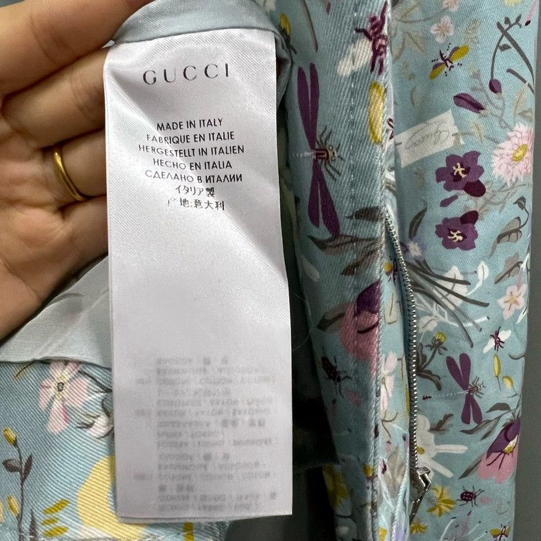 Gucci Gucci Size 12 Floral oblique zipper jacket Size US S / EU 44-46 / 1 - 3 Thumbnail