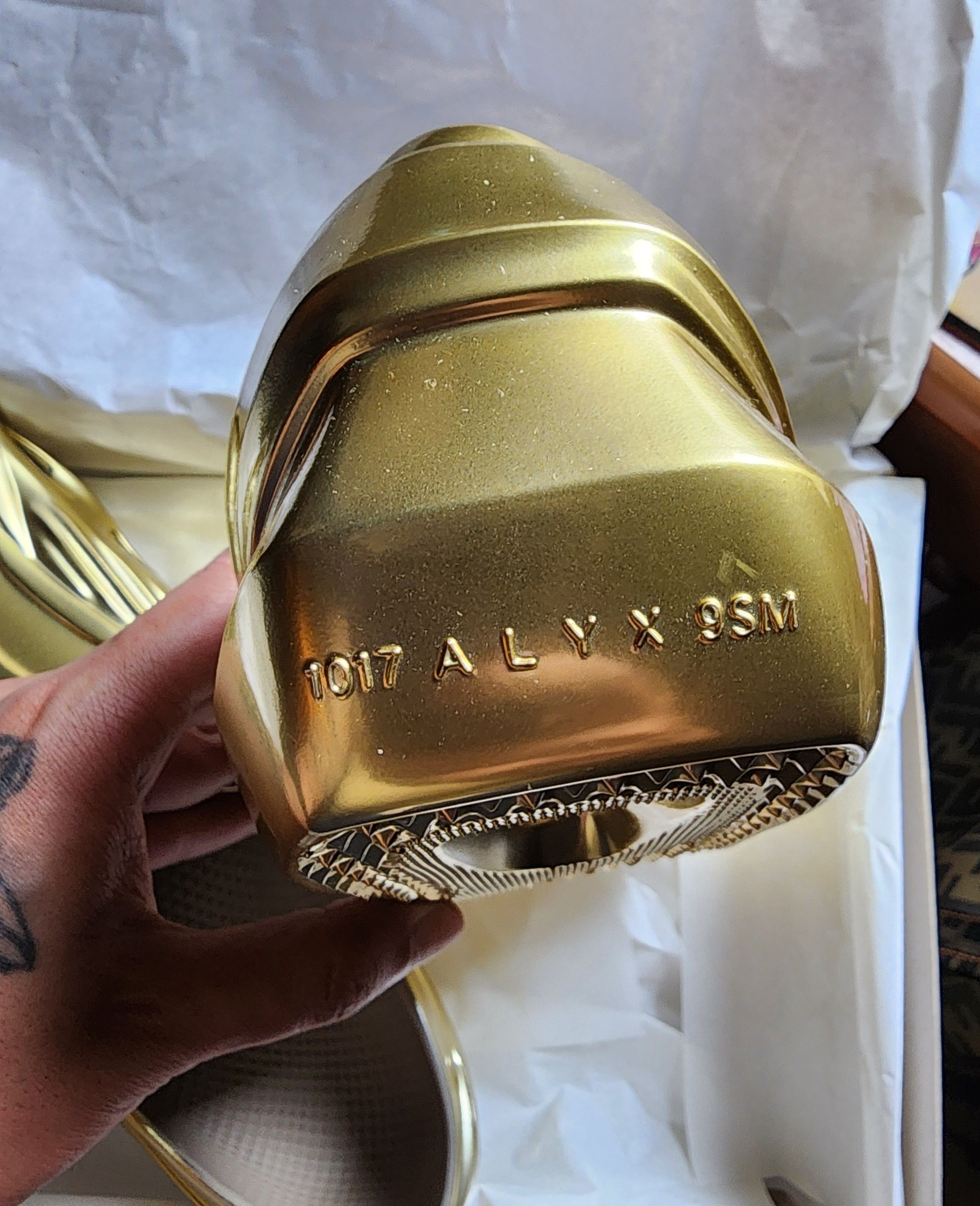 1017 ALYX 9SM 1017 Alyx 9SM Chrome Mono Slip on Shoes Matthew Williams Size US 11 / EU 44 - 6 Thumbnail