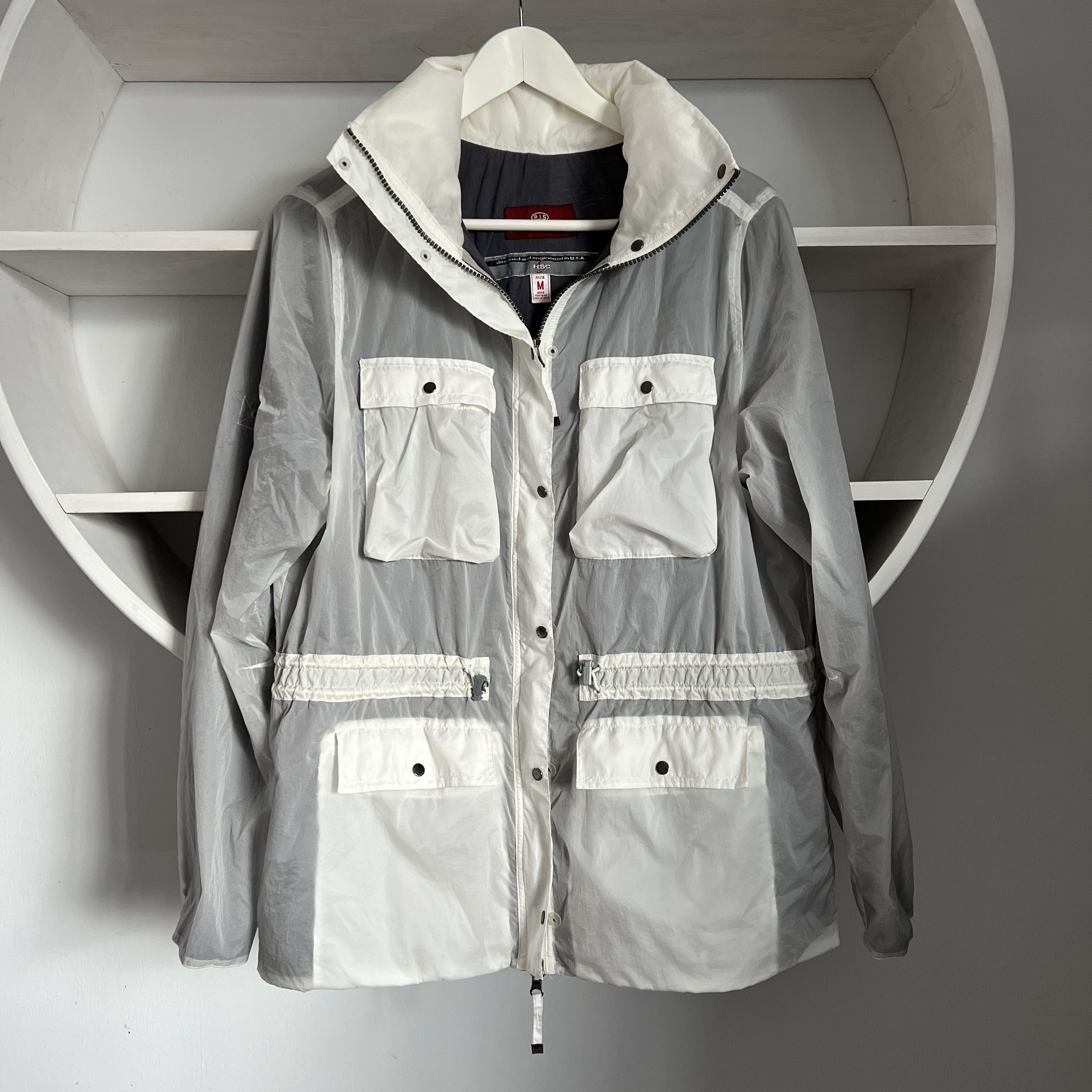 Parajumpers PARAJUMPERS MALIBU By HSC USA White Nylon Pocket Jacket M Size M / US 6-8 / IT 42-44 - 1 Thumbnail