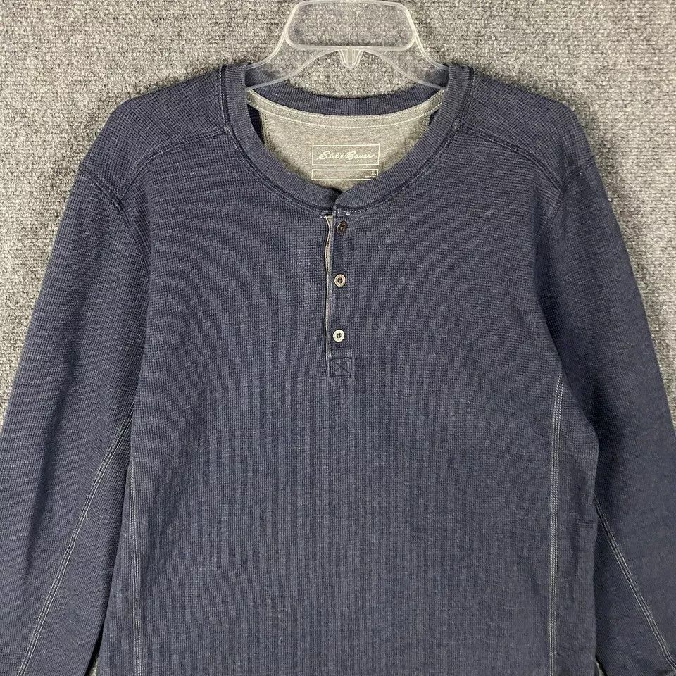 Eddie Bauer Eddie Bauer Henley Shirt Men's XL Cotton Blend Extra Large Size US XL / EU 56 / 4 - 2 Thumbnail